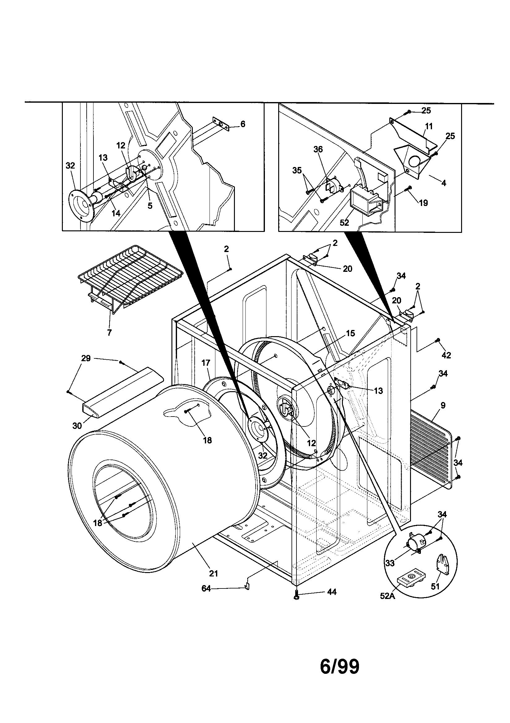 Kenmore 41769042991 page 1 diagram