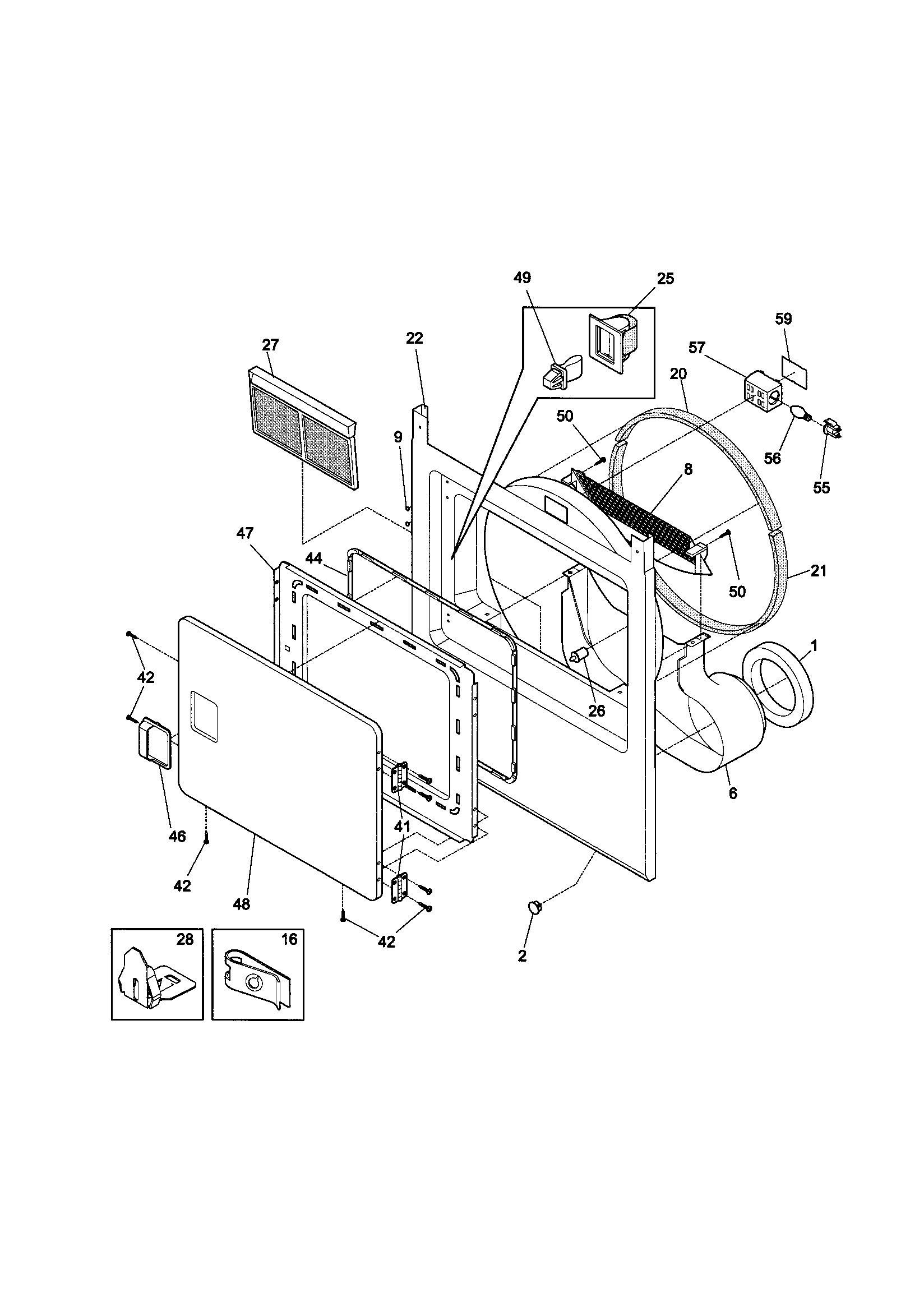 Kenmore 41769042991 page 2 diagram