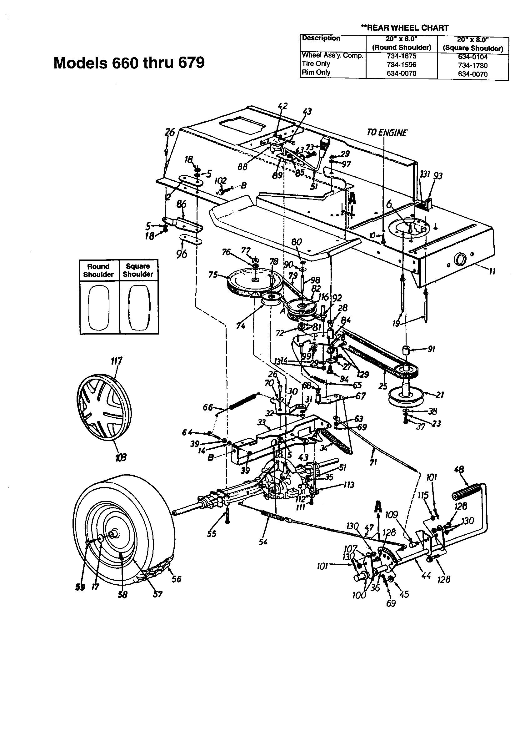 MTD 670 drive diagram
