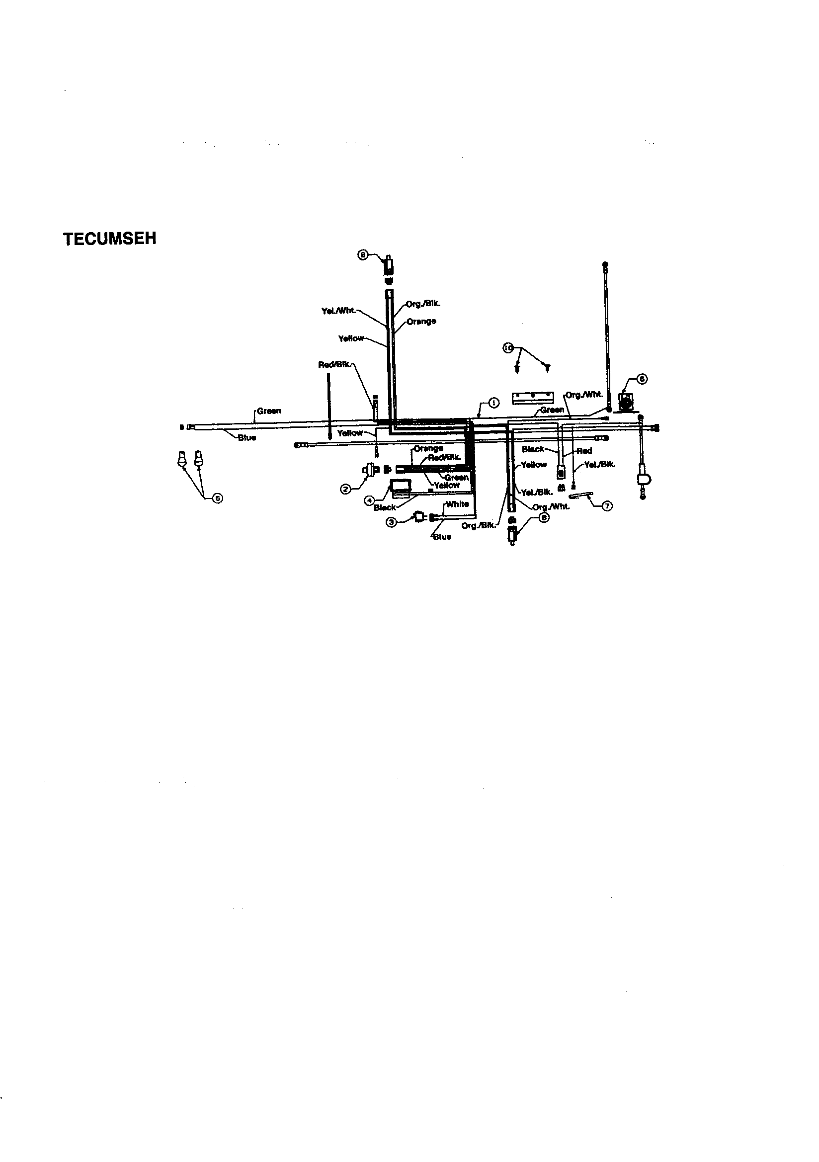 MTD 670 tecumseh diagram
