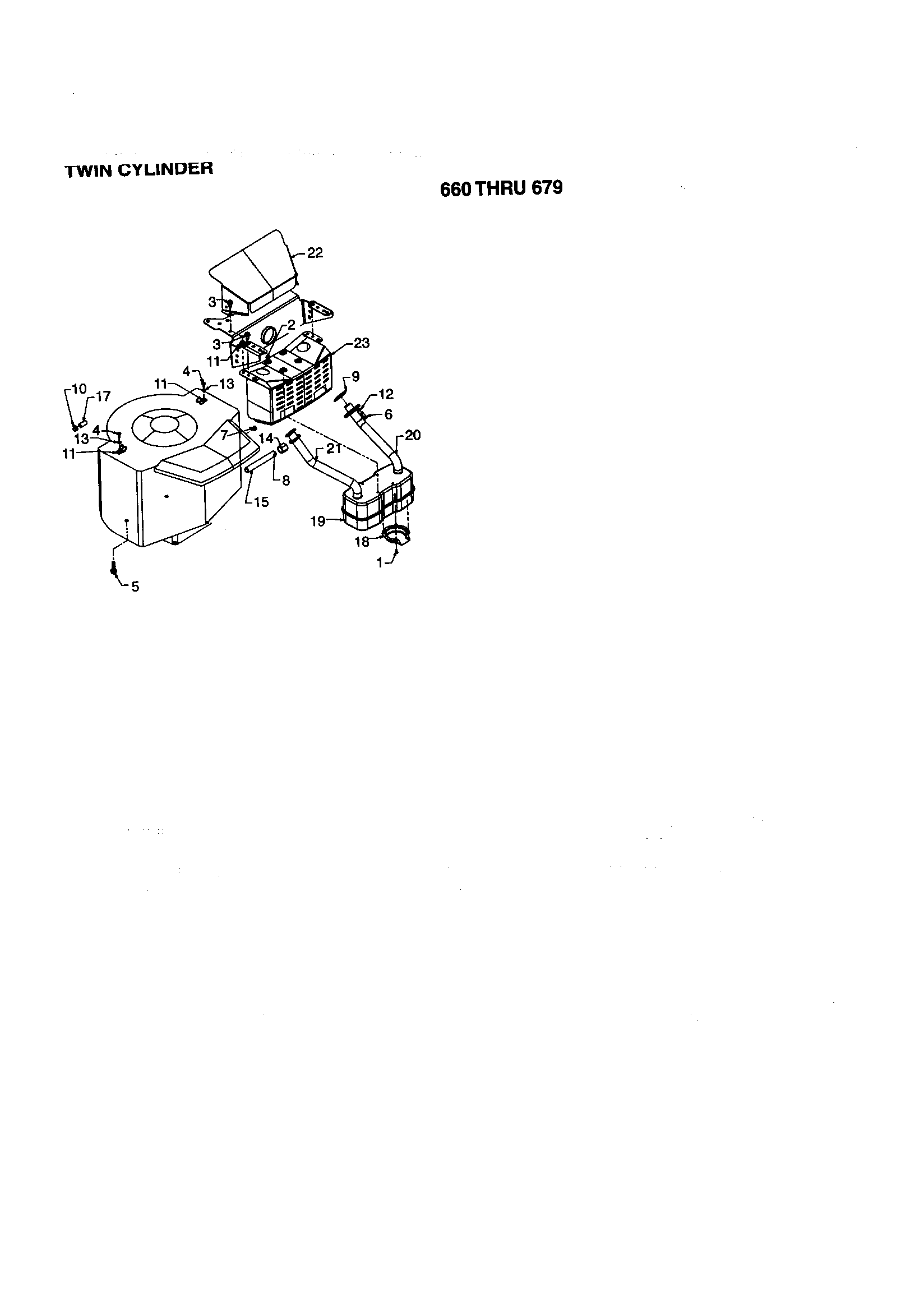 MTD 670 twin cylinder diagram