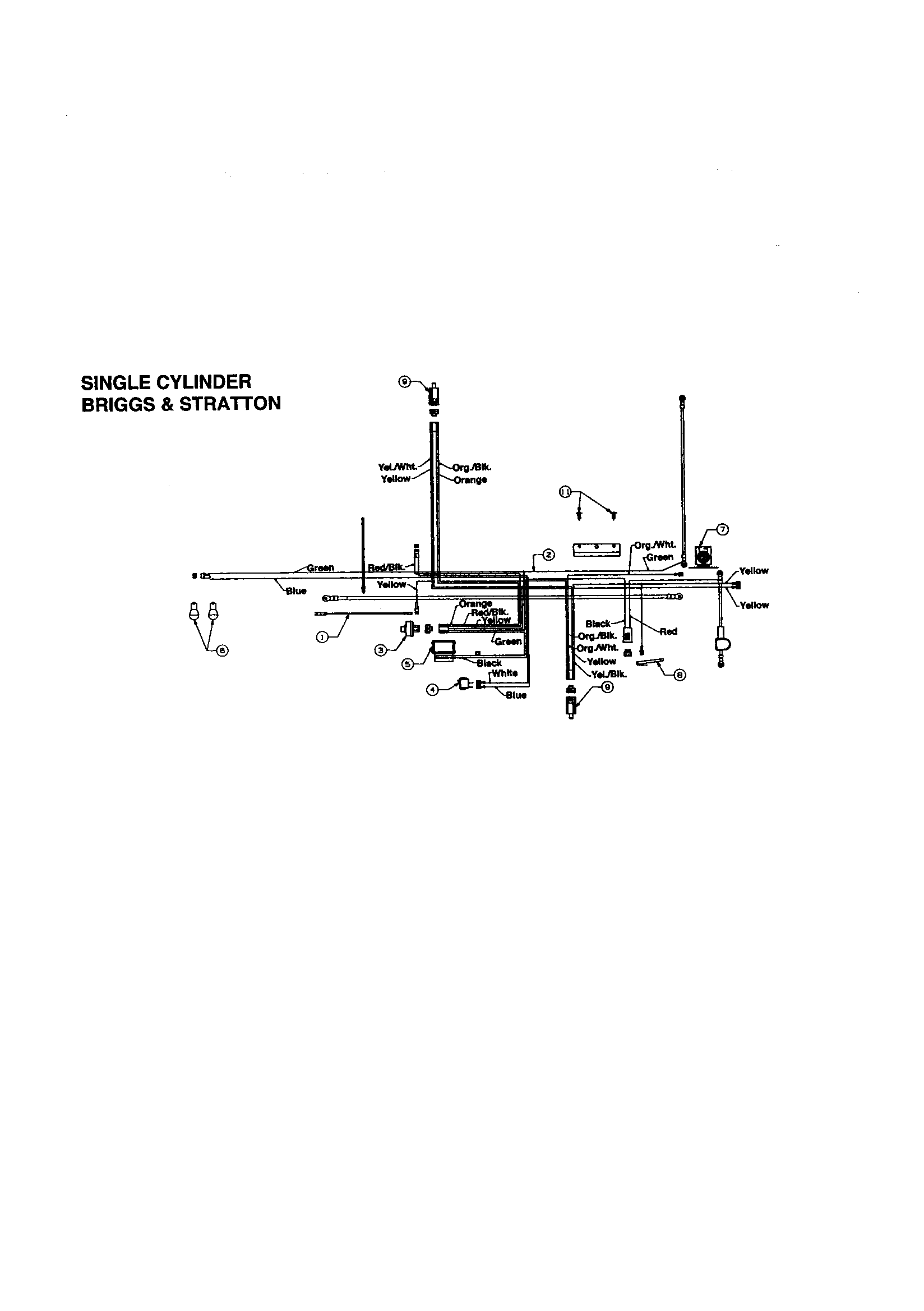 MTD 677 single cylinder diagram