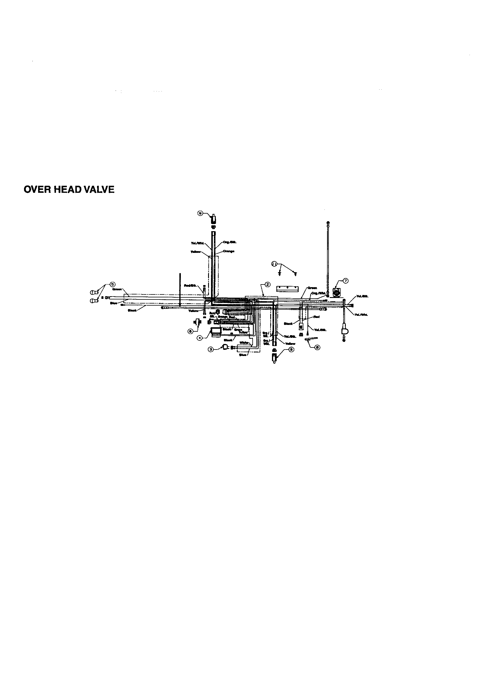MTD 677 over head valve diagram