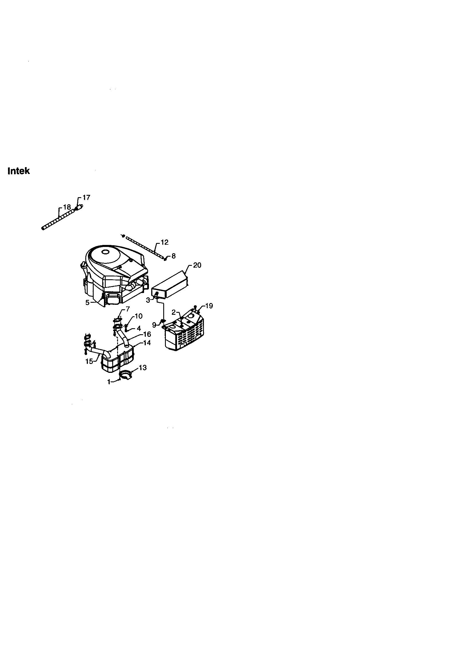 MTD 13AM675G062 intek diagram