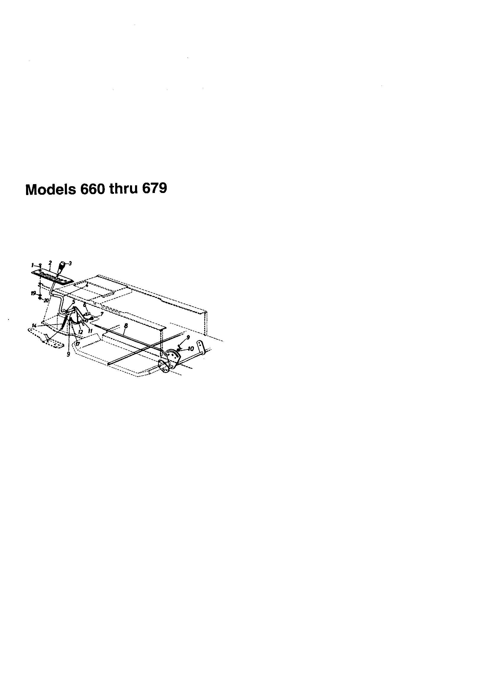 MTD 13AM675G062 7 speed selector diagram