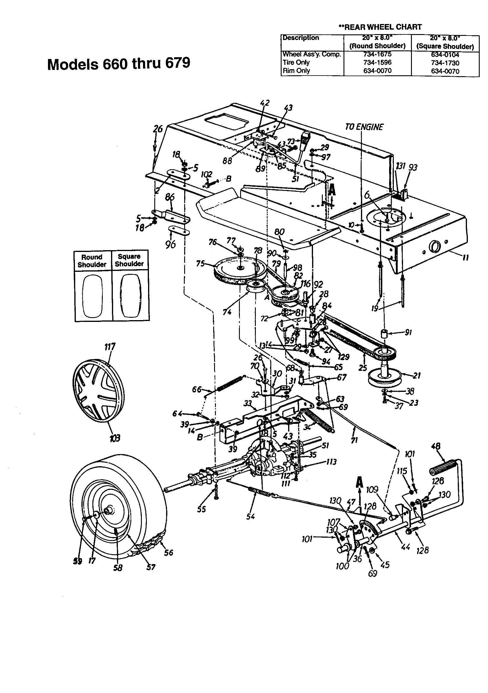 MTD 678 drive diagram