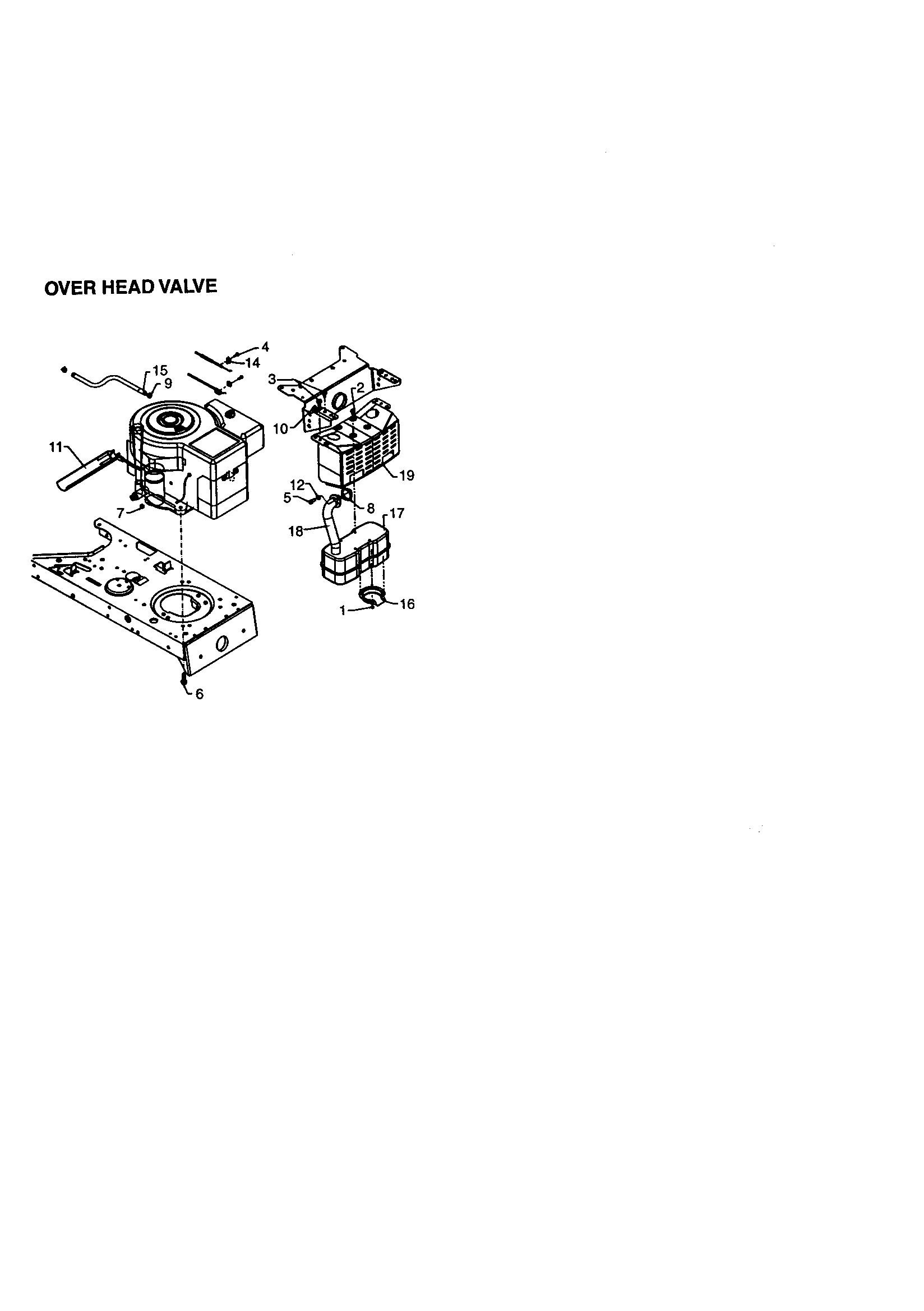 MTD 678 over head valve diagram