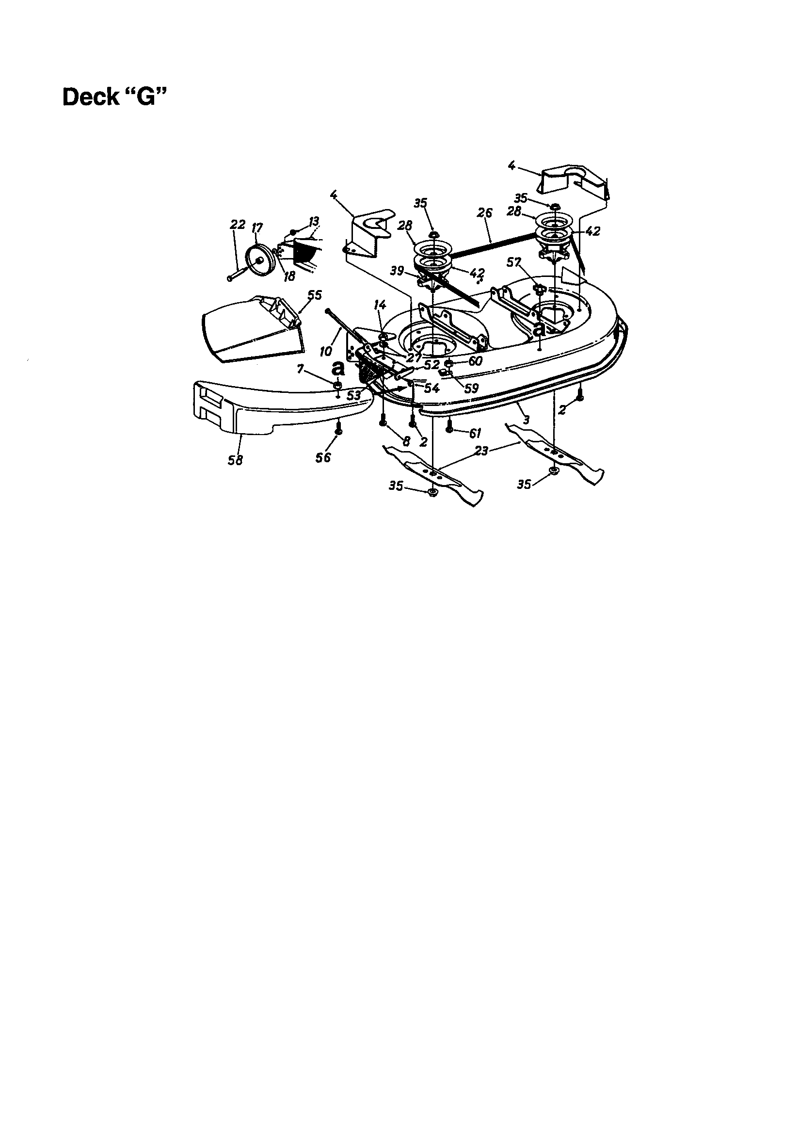 MTD 671 mower deck g diagram