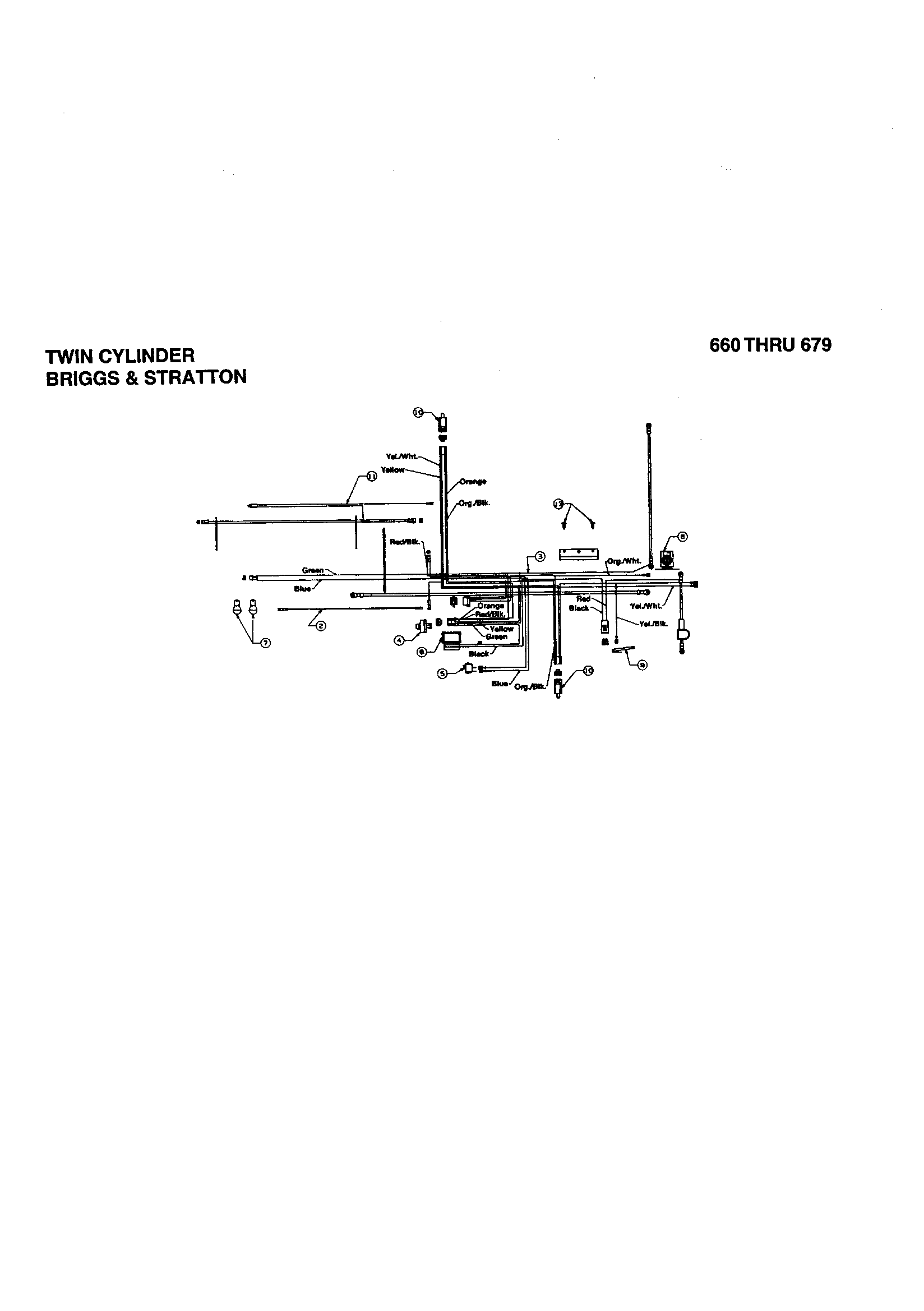 MTD 671 twin cylinder diagram