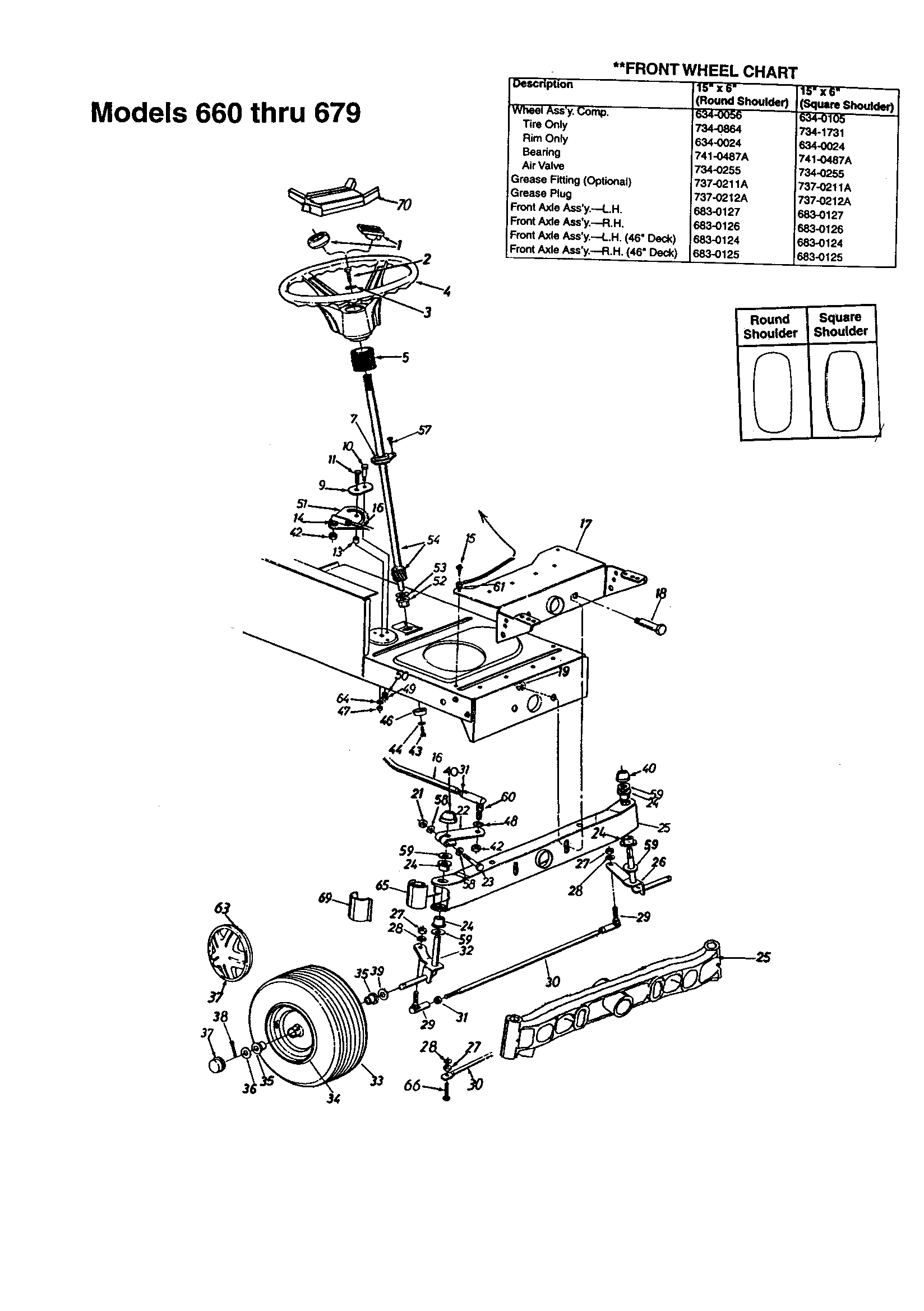 MTD 672 steering diagram