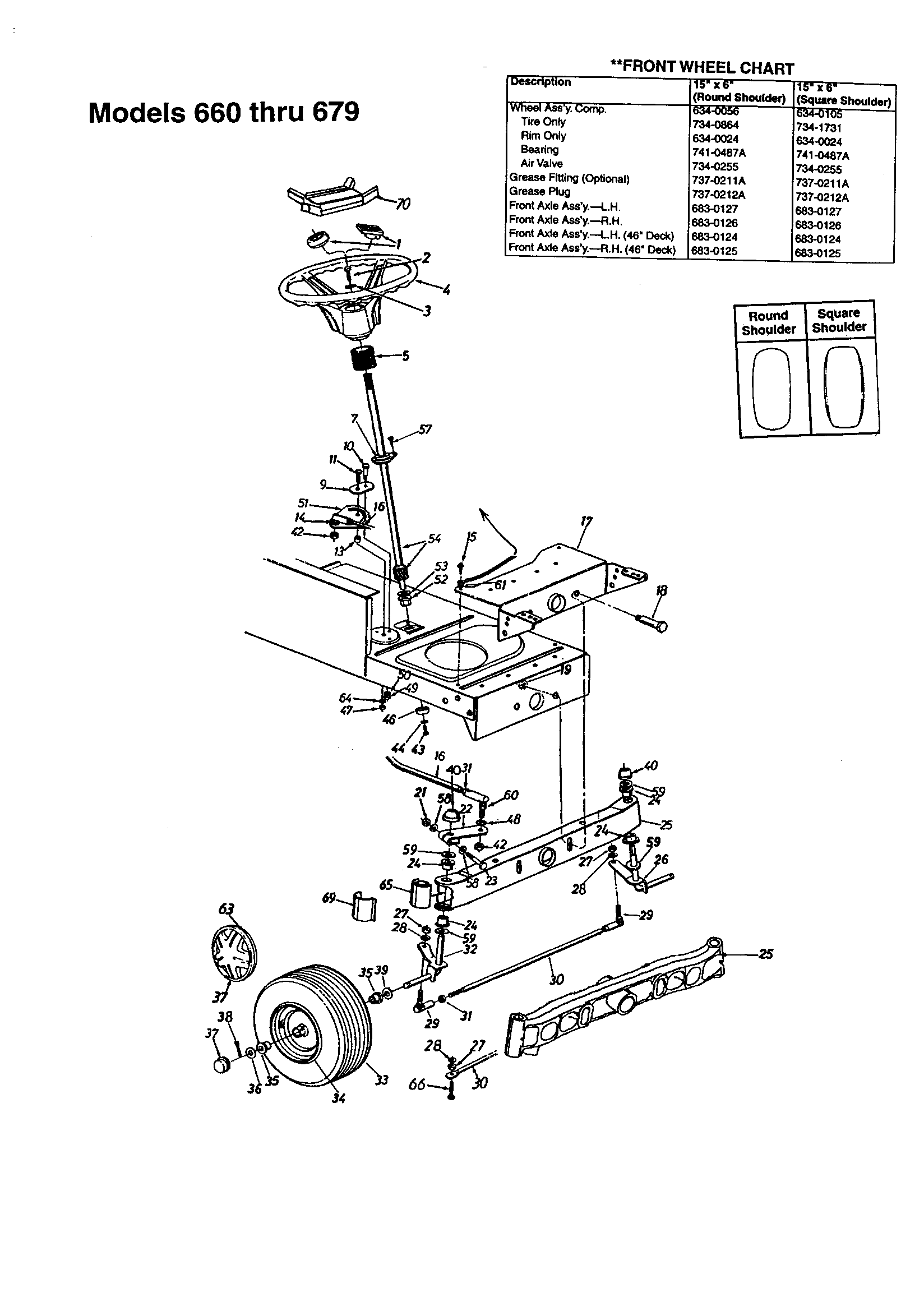 MTD 673 steering diagram