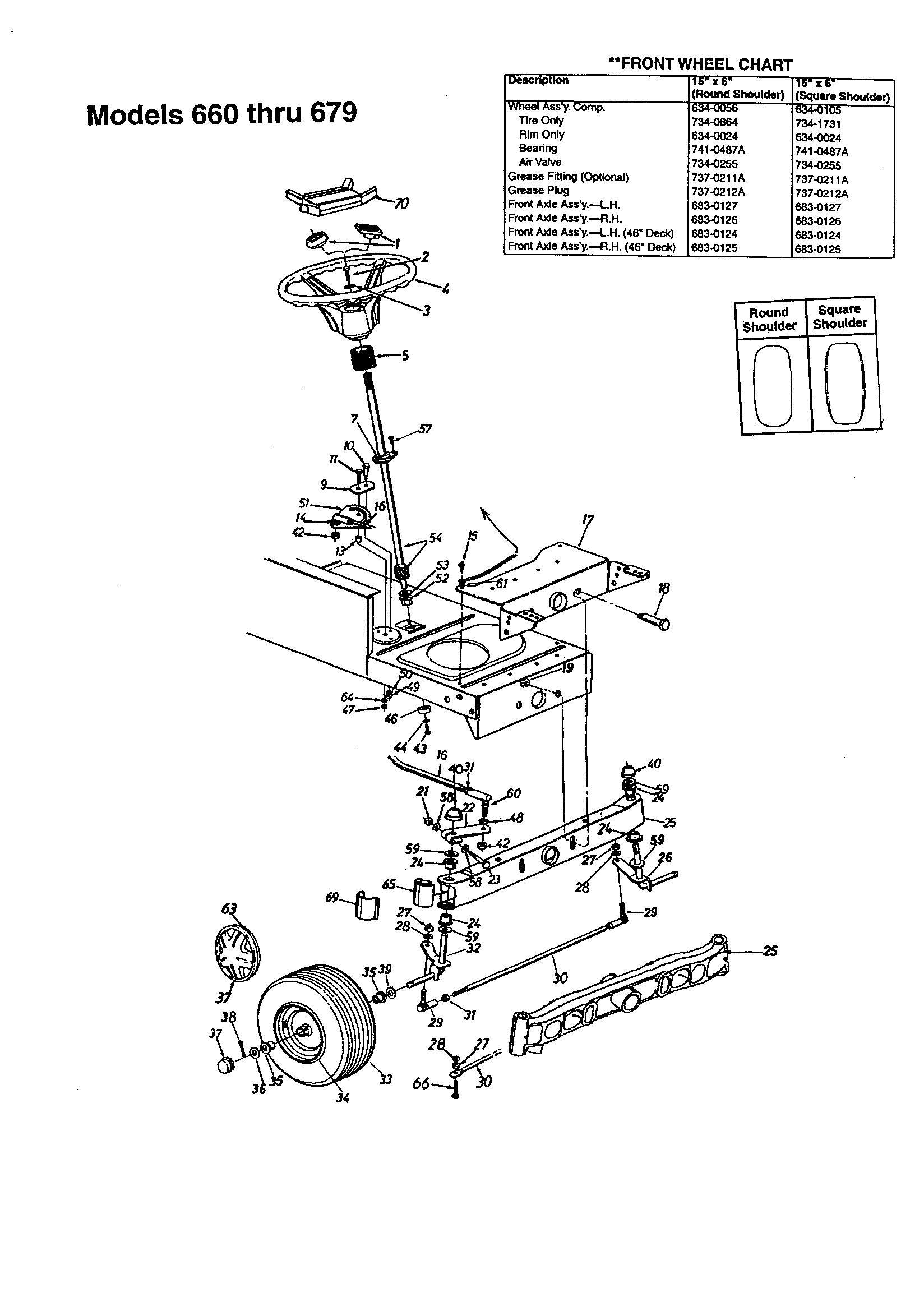 MTD 679 steering diagram
