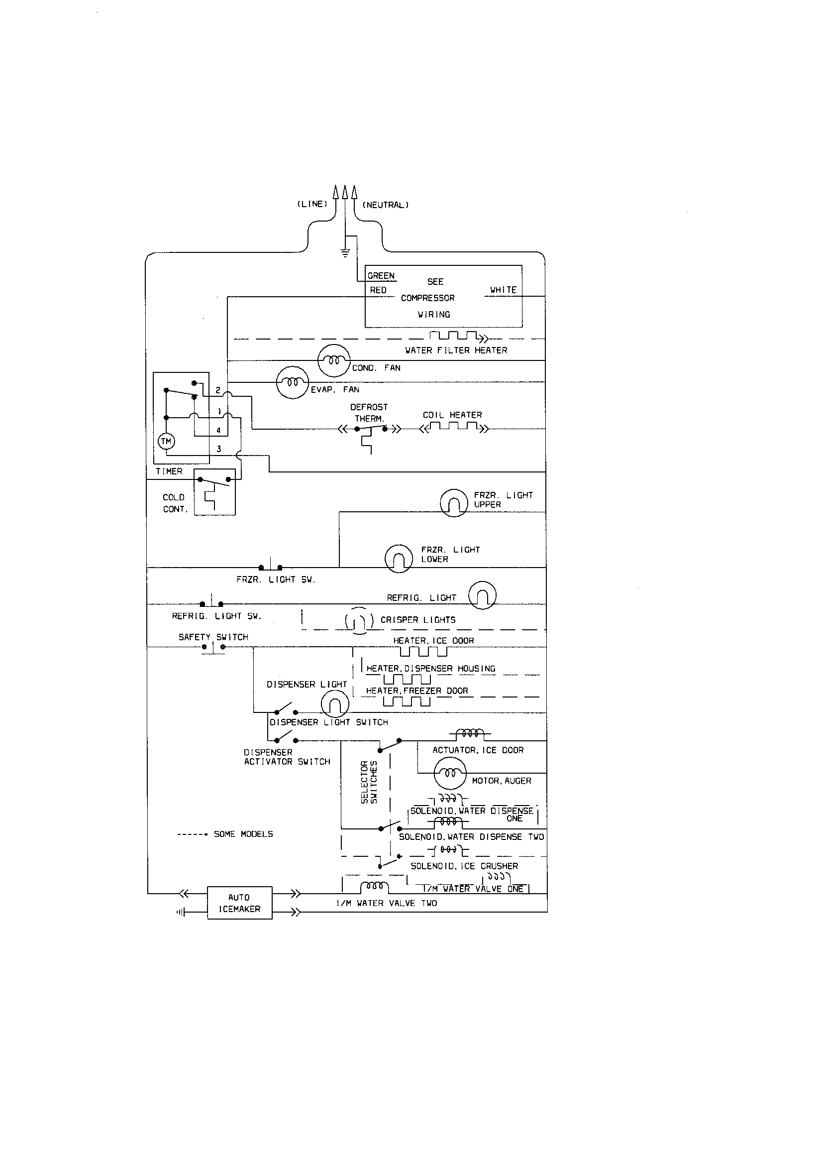 Kenmore 25358672892 wiring diagram