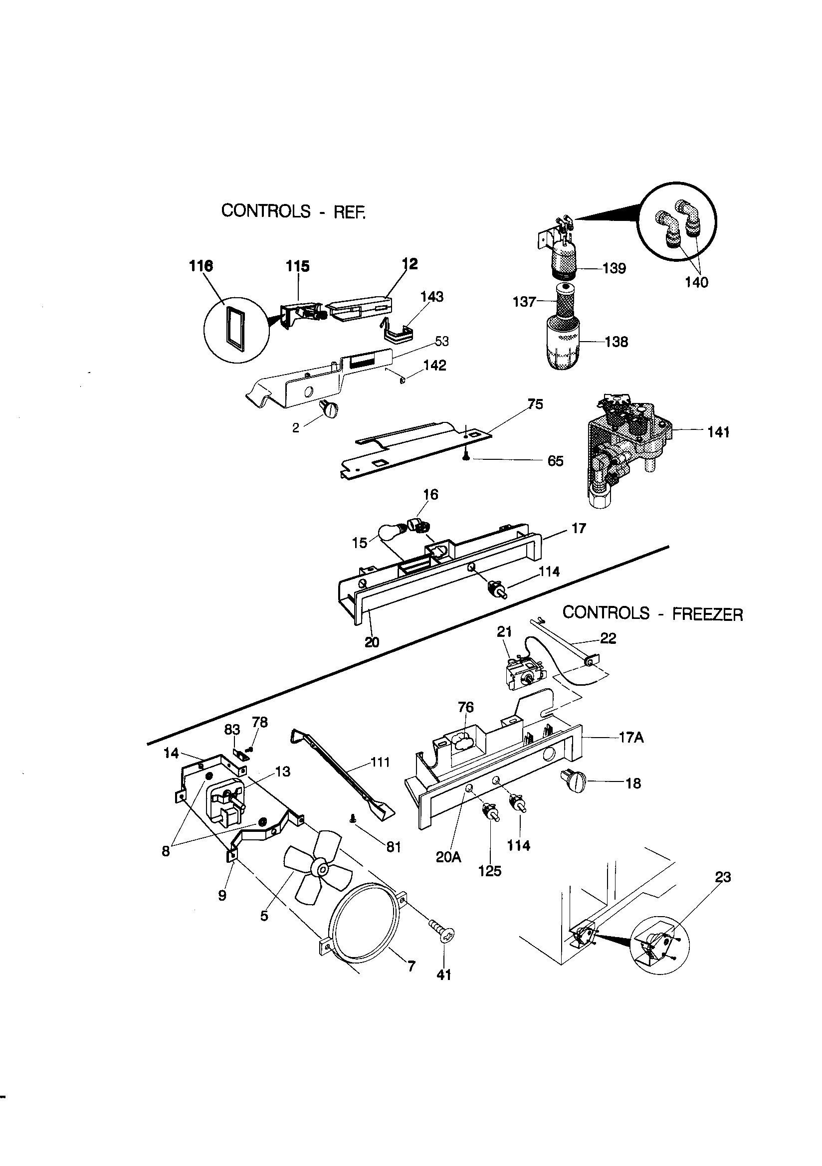 Kenmore 25359487991 controls diagram