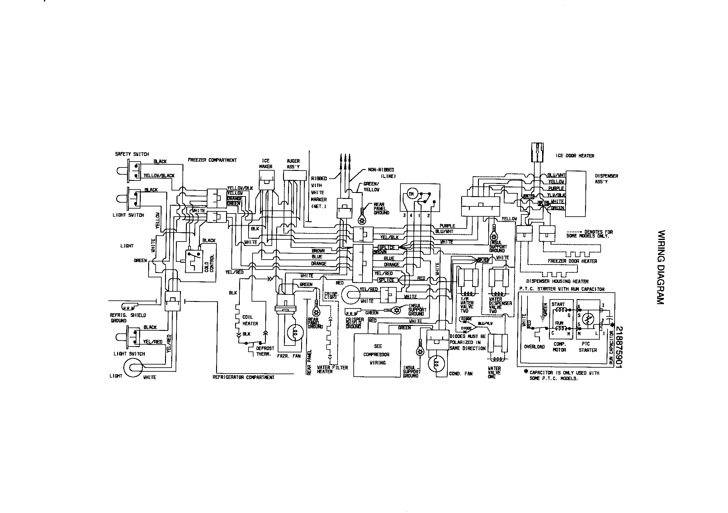 Kenmore 25359689991 wiring diagram diagram
