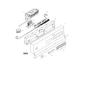 Bosch SHI6806 fascia panel diagram
