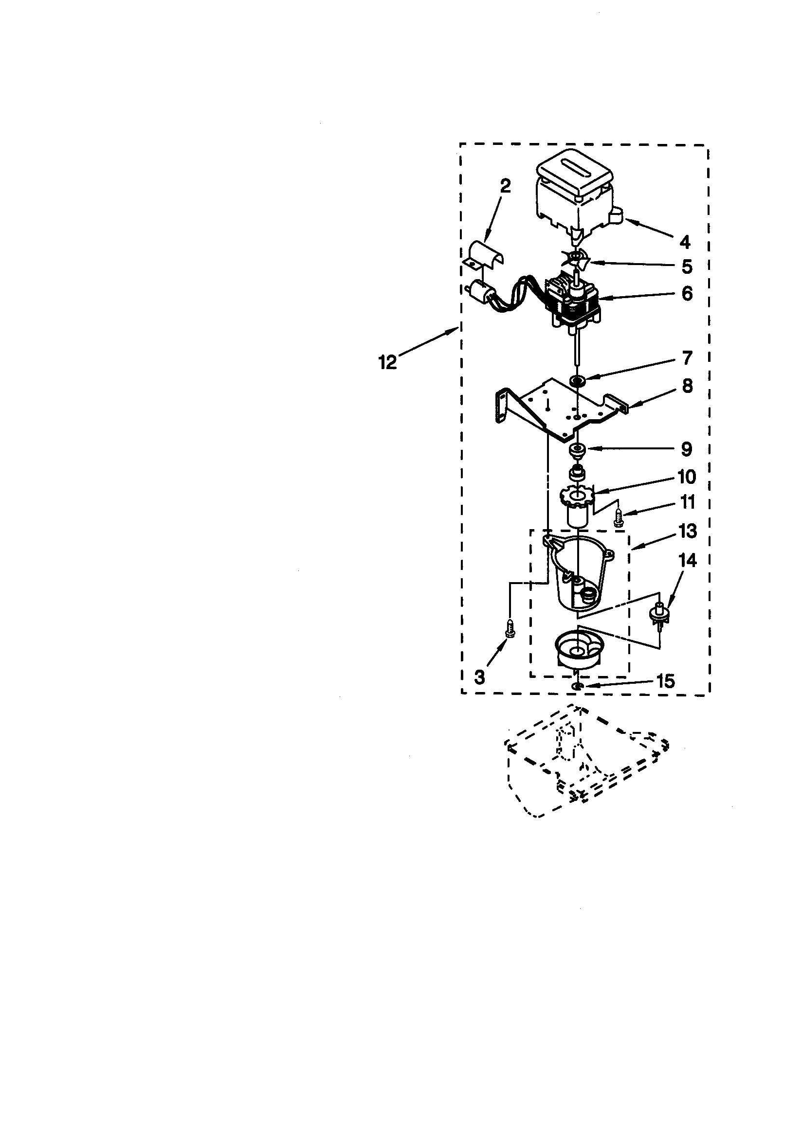KitchenAid KUIS185EBL0 pump diagram