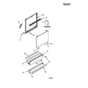 Kenmore 66515984990 door and panel diagram