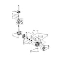 Kenmore 11020722990 brake/clutch/gearcase/motor/pump diagram
