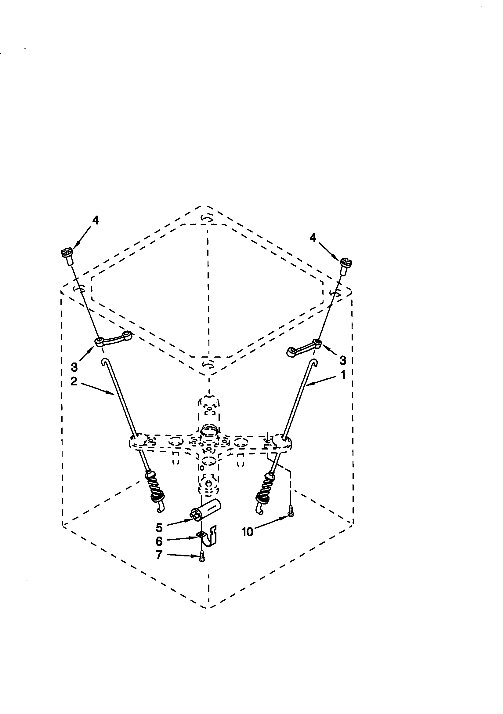 Kenmore 11049722990 suspension diagram