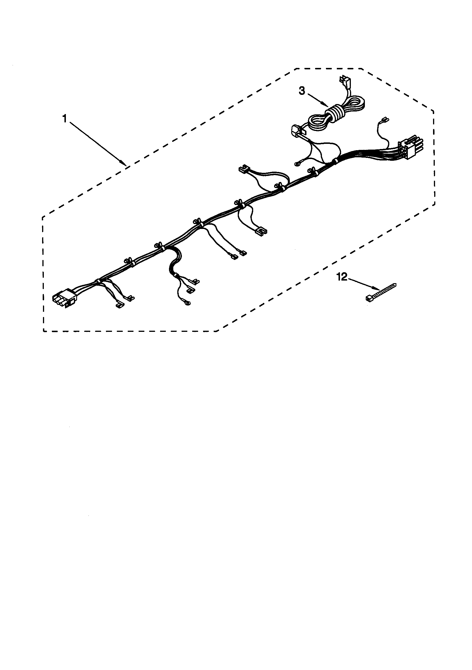 Kenmore 11049722990 wiring harness diagram