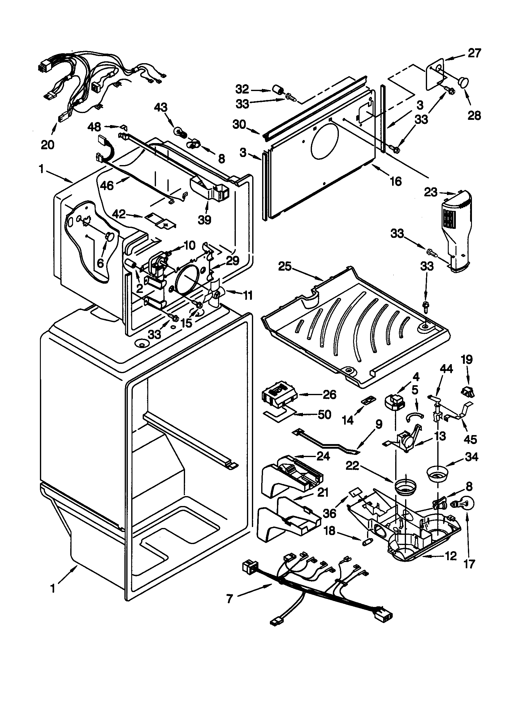 Kenmore 10660967990 liner diagram