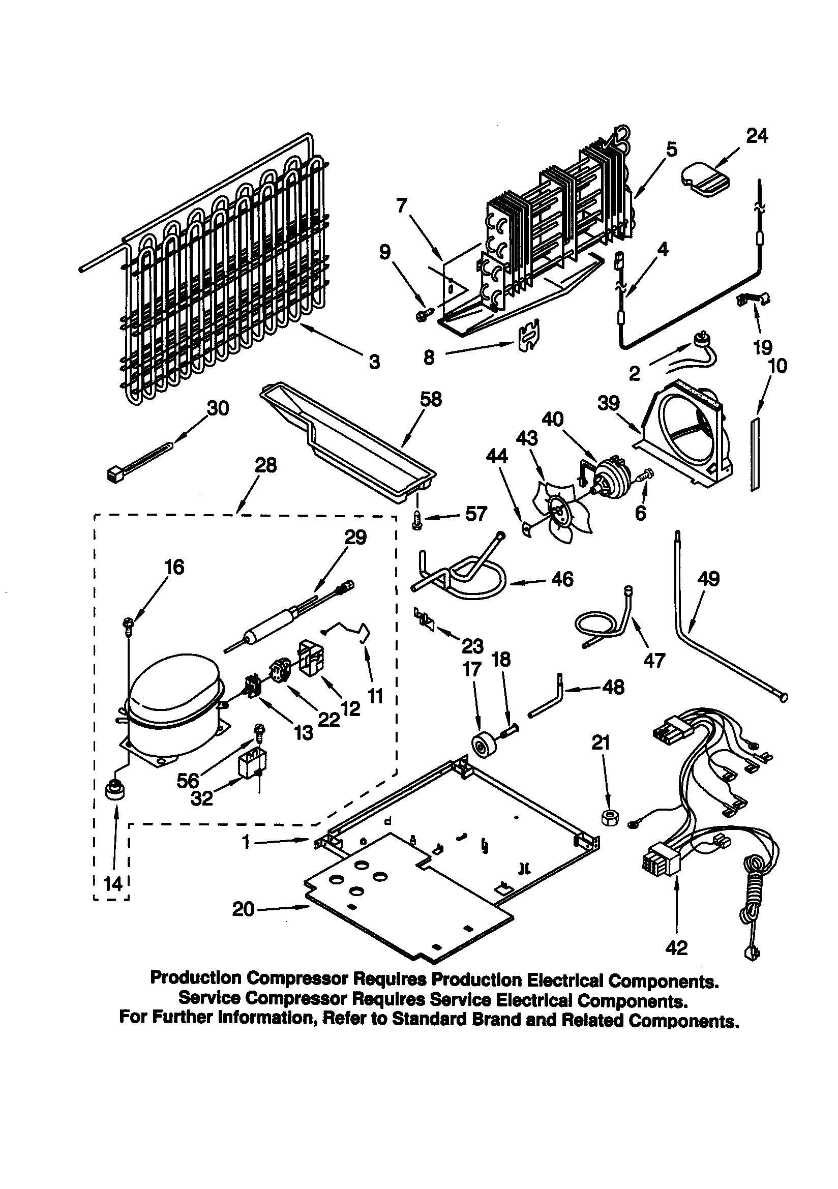 Kenmore 10660967990 unit diagram