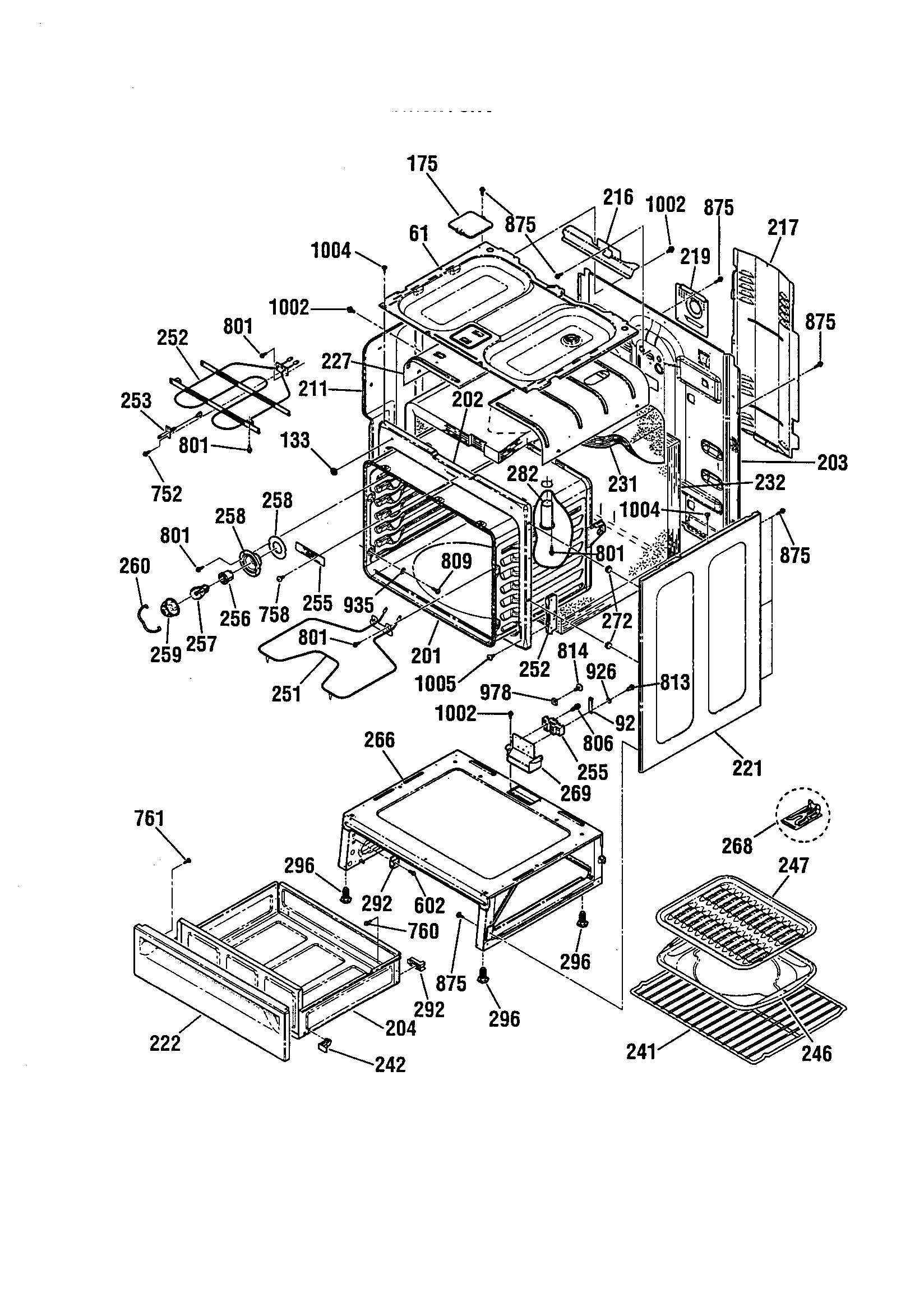 Kenmore 91193401990 body diagram