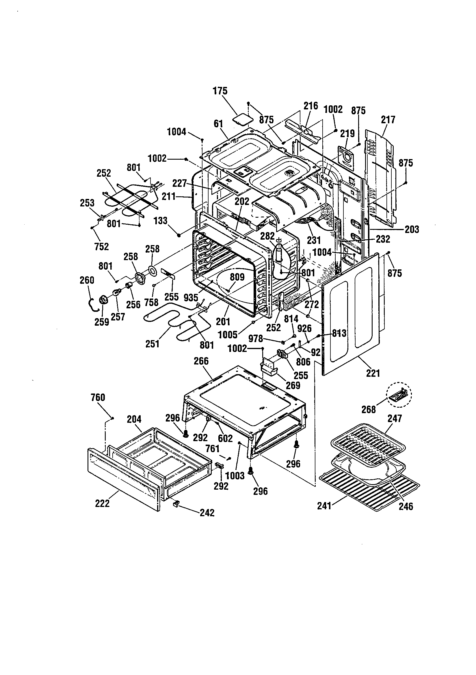 Kenmore 91193581990 body diagram