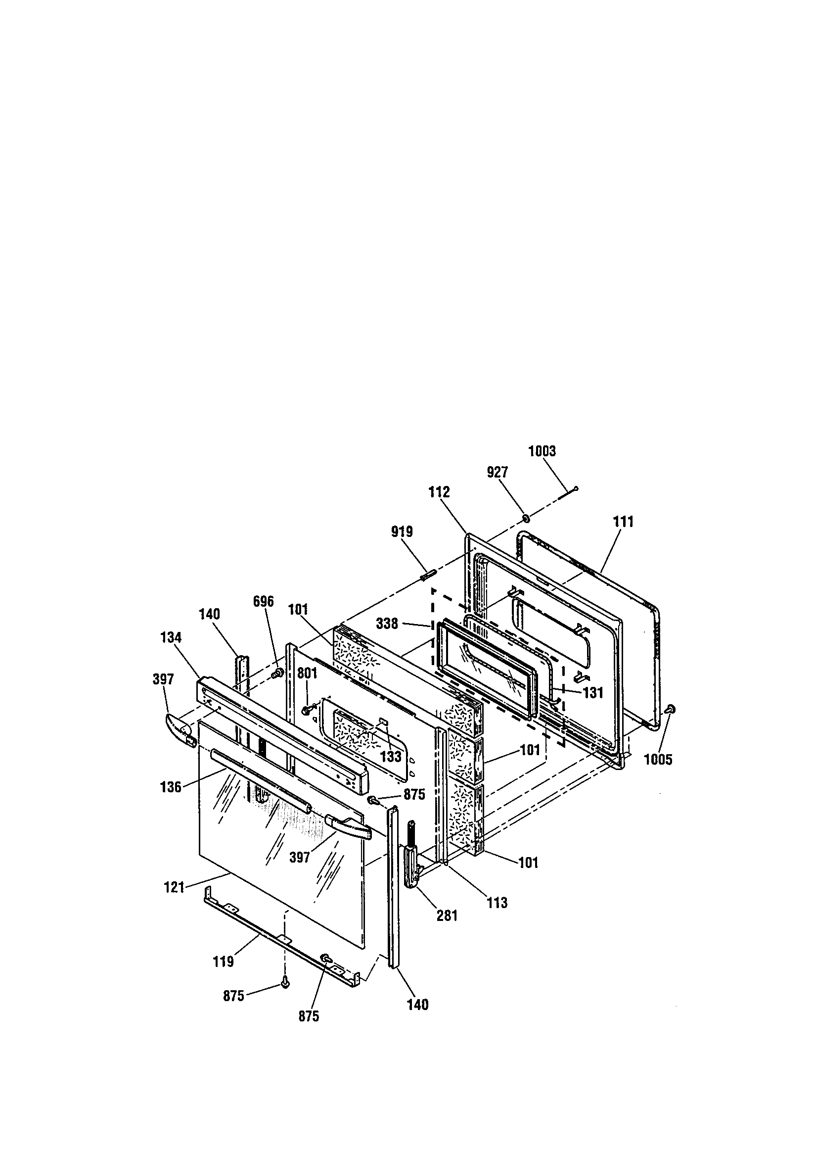 Kenmore 91193581990 door diagram