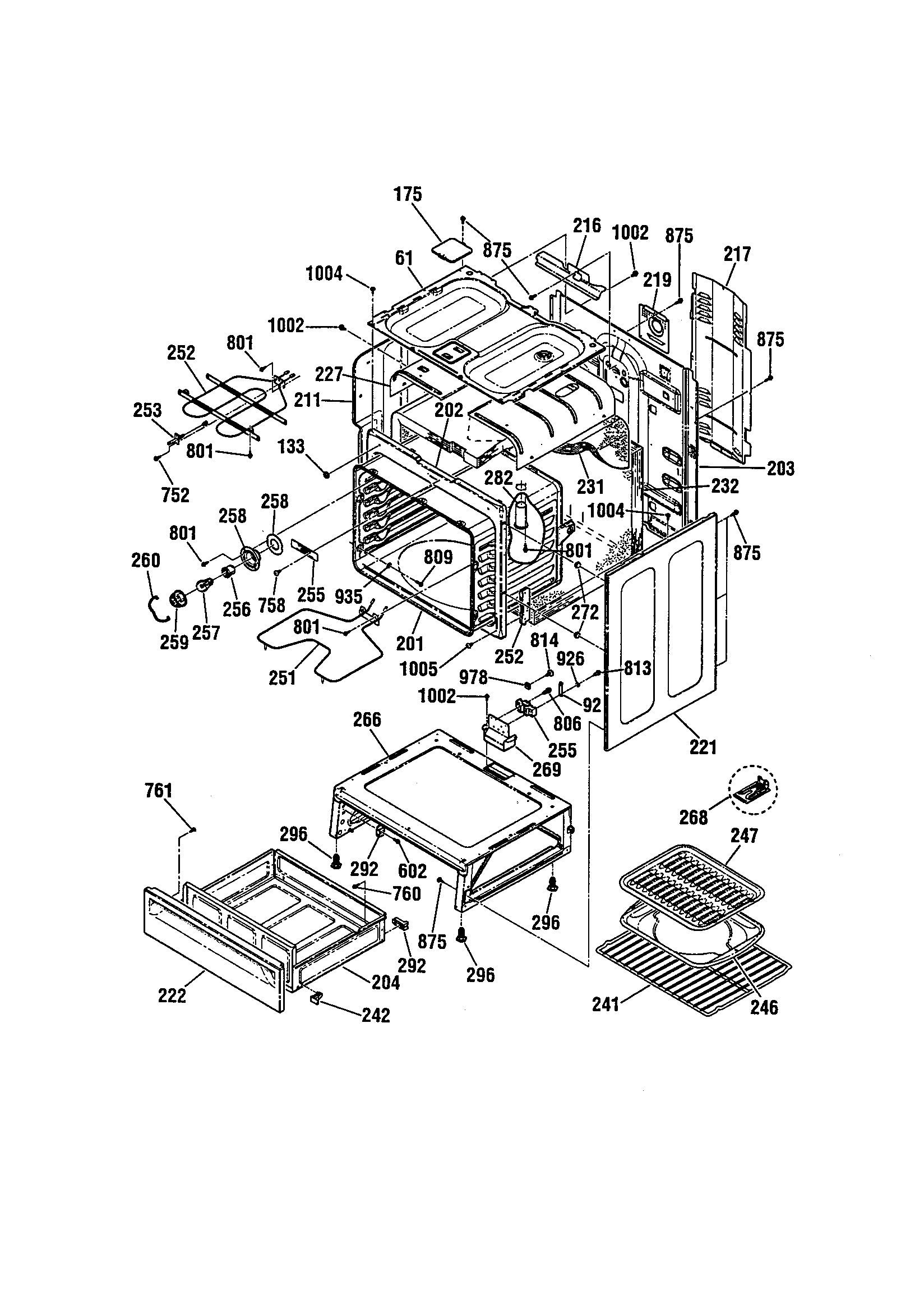 Kenmore 91194497990 body diagram