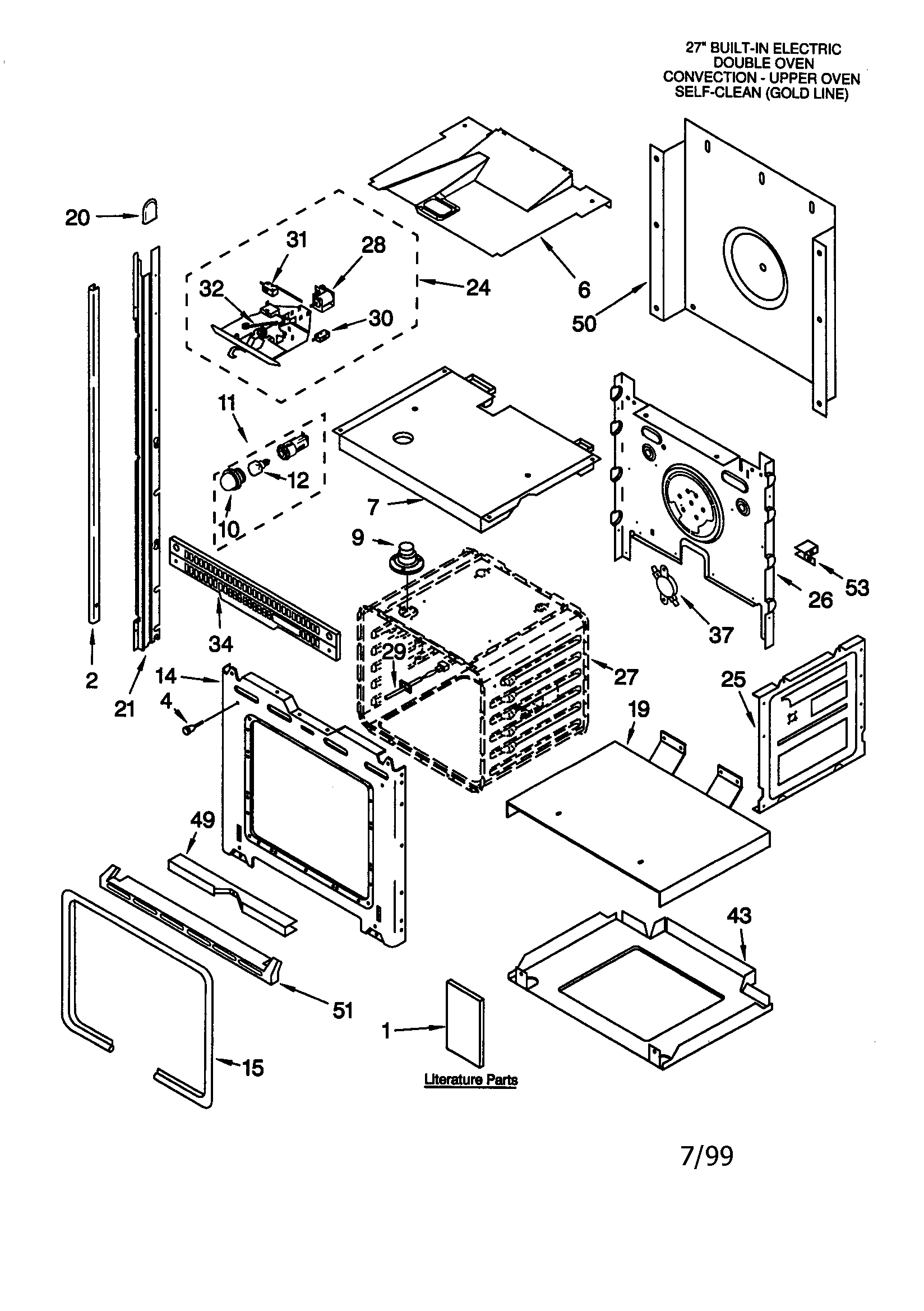 Whirlpool GBD277PDQ1 oven diagram