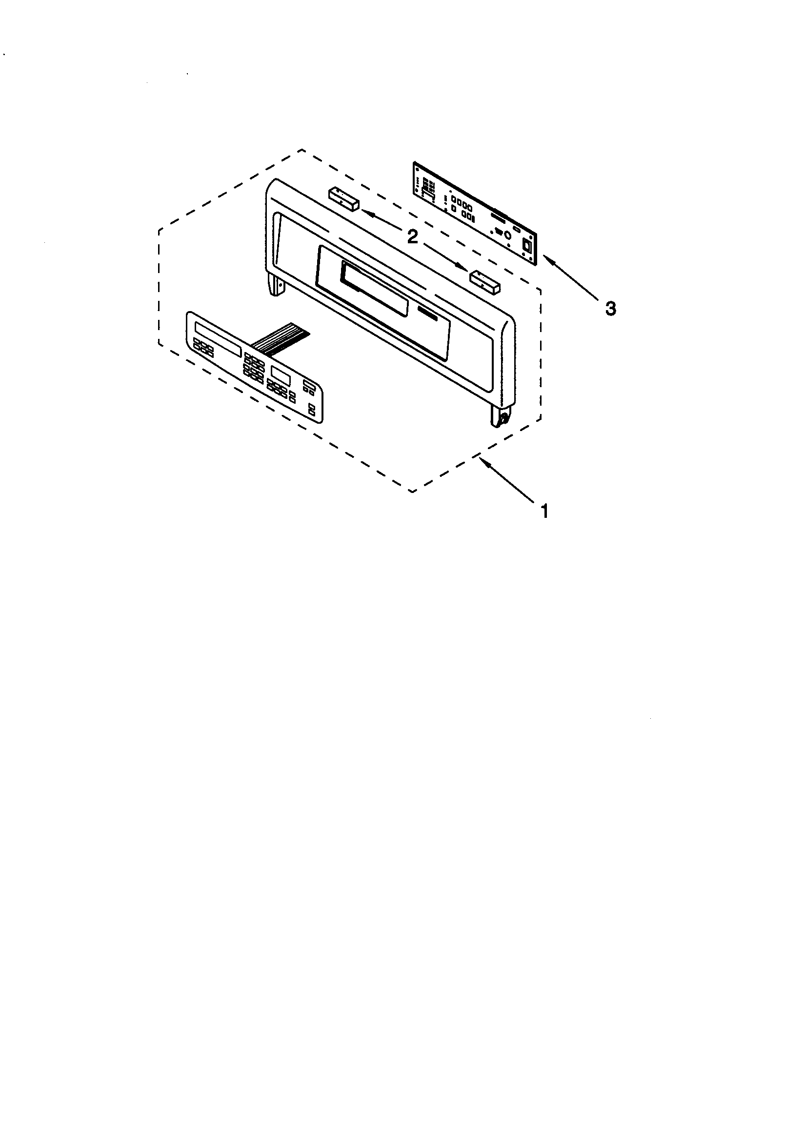 Whirlpool GBD277PDQ1 control panel diagram