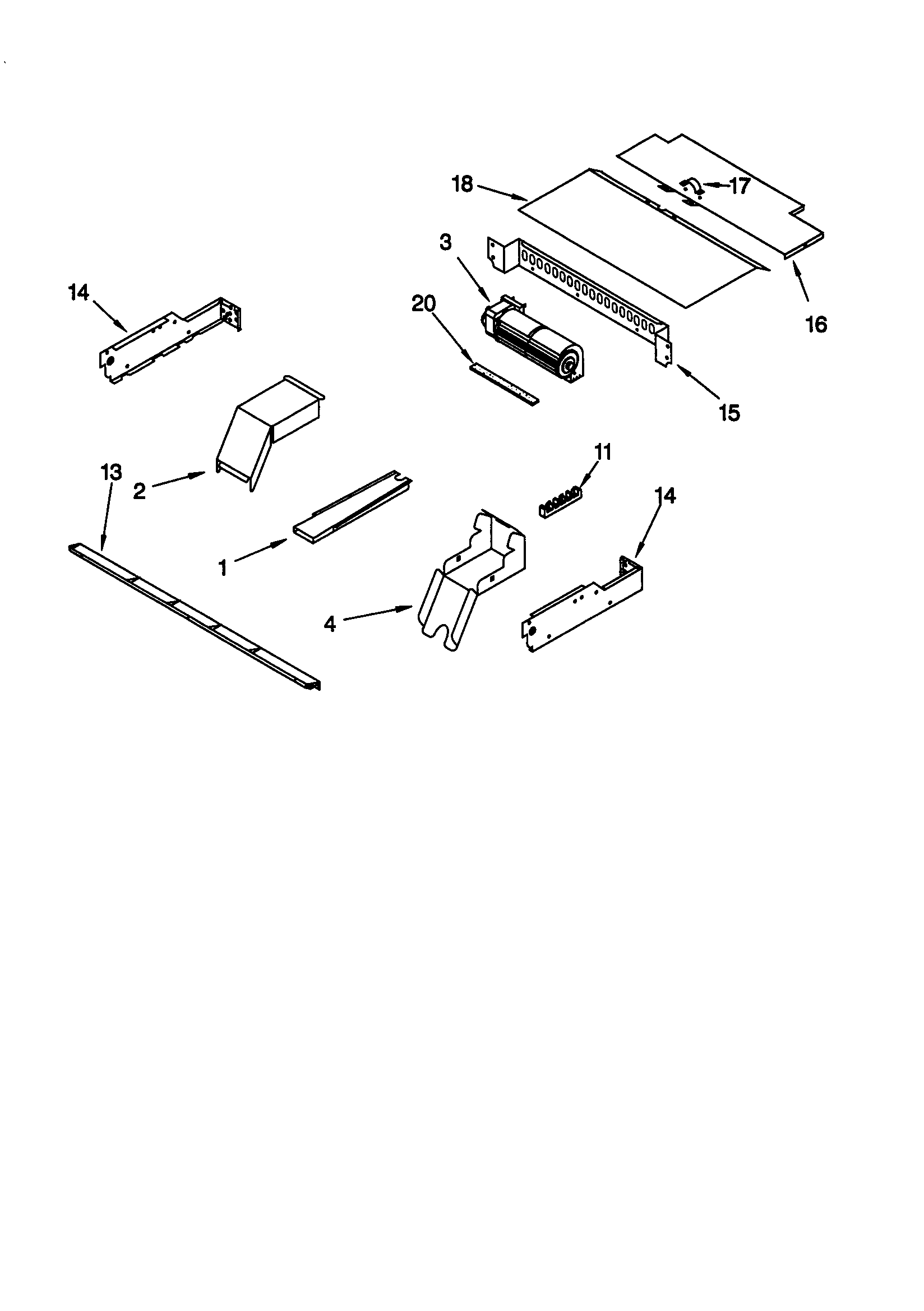 Whirlpool GBD277PDQ1 top venting diagram