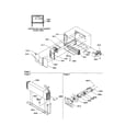 Amana TS122VL-P1306602WL evaporator/fan motor assemblies diagram
