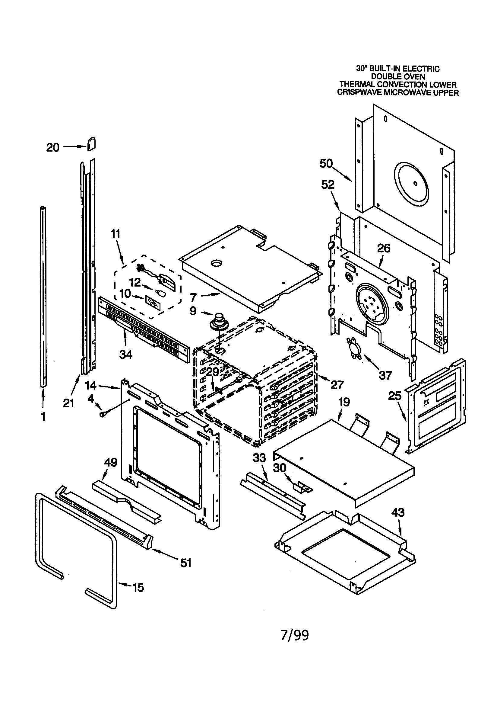 KitchenAid KEMS307GAL0 oven diagram