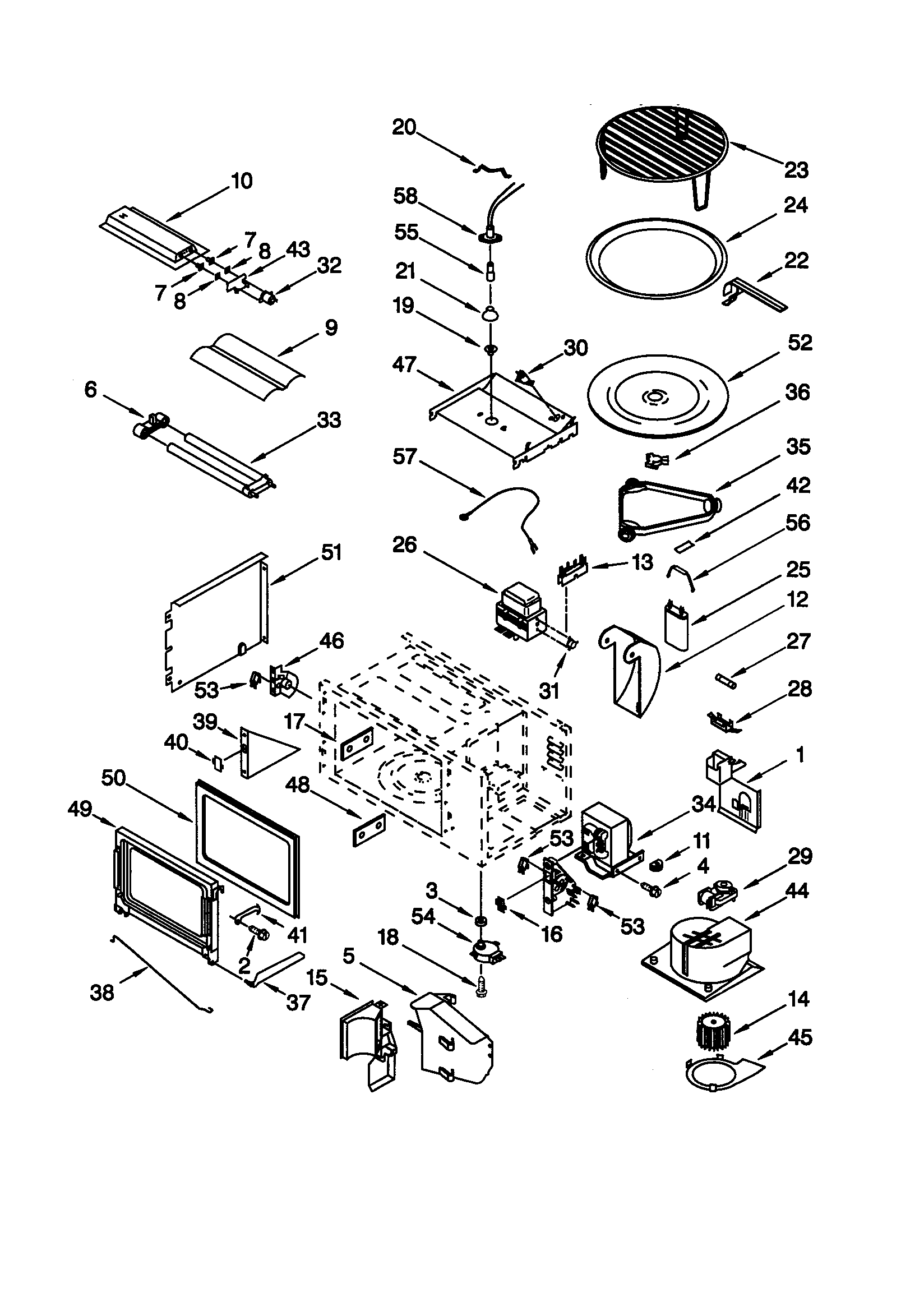 KitchenAid KEMS307GAL0 cabinet and stirrer diagram