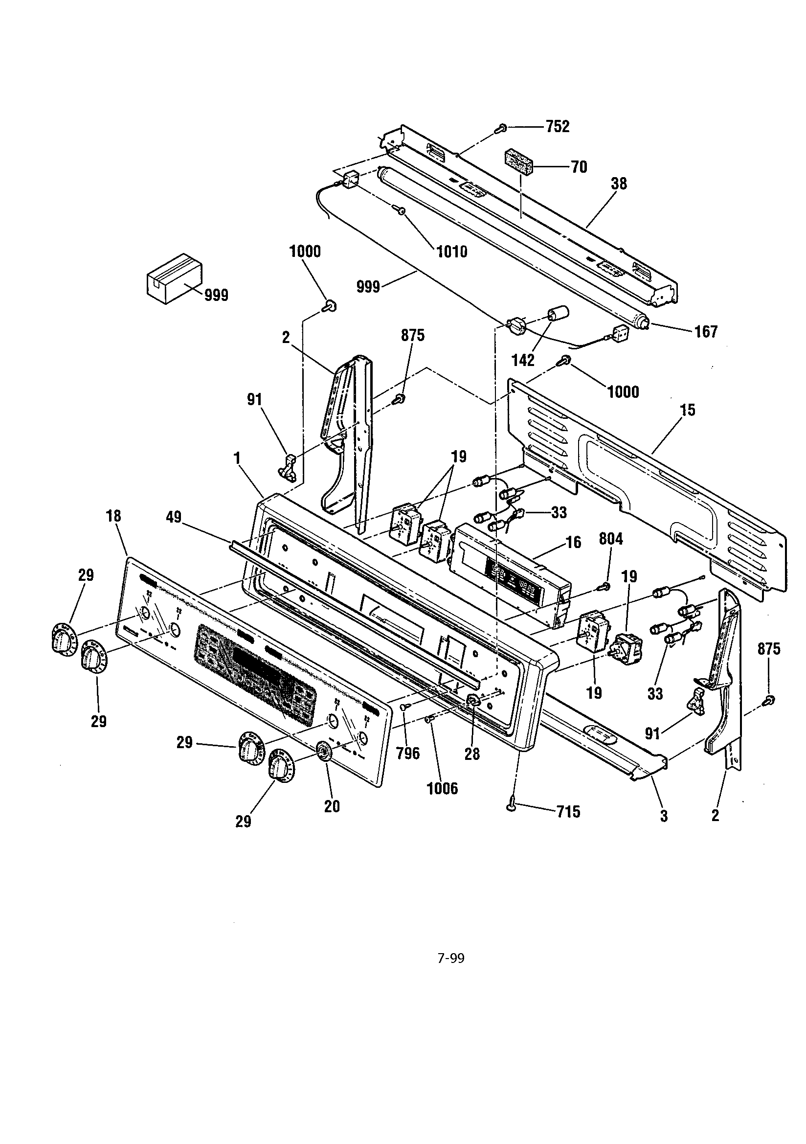 Kenmore 91195987990 backguard diagram