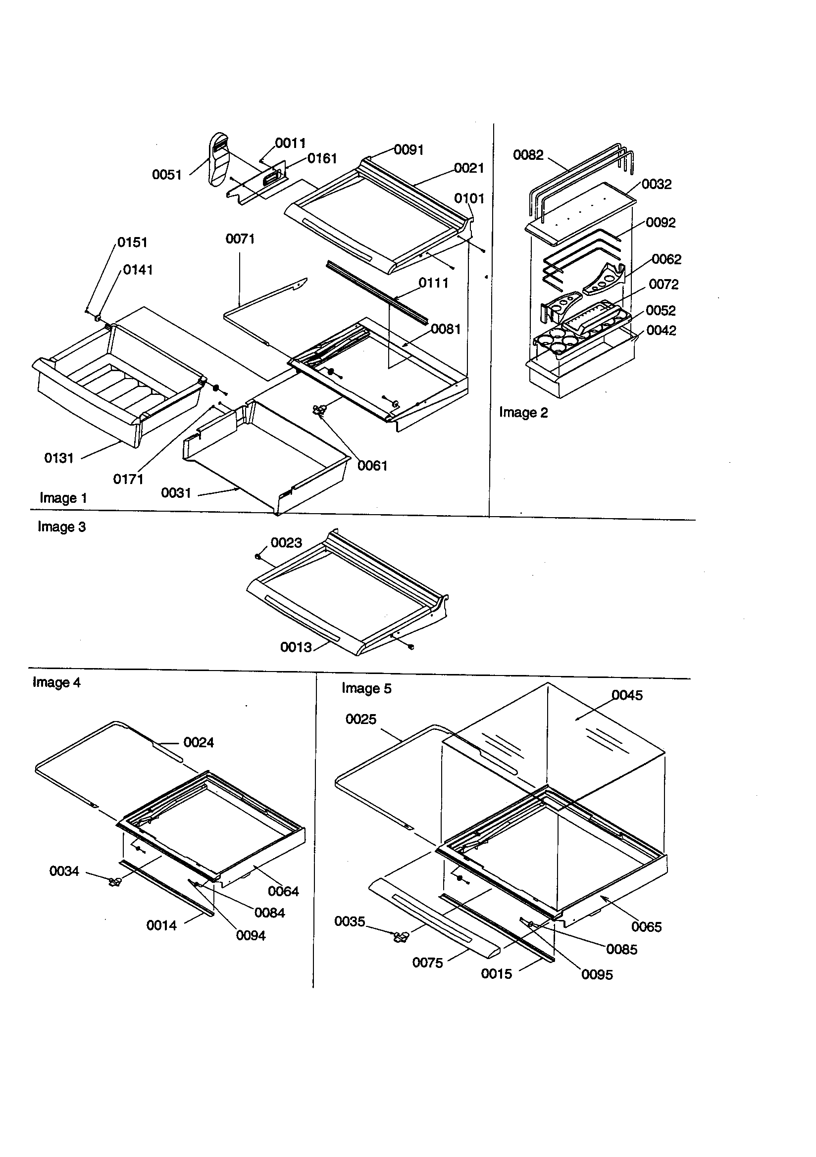 Amana SBD21VL-P1315502WL deli, shelves crisper/accessories diagram