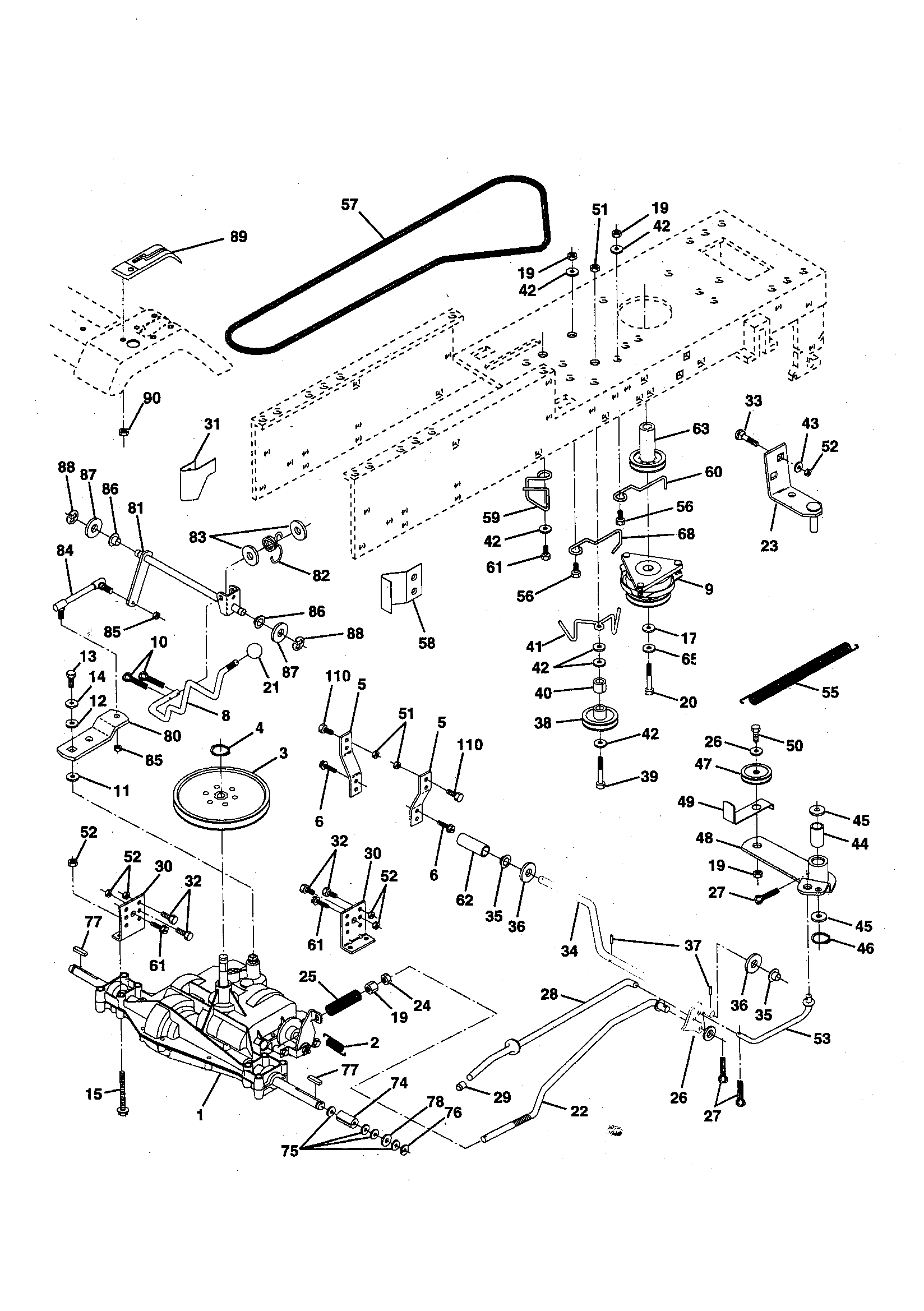 Craftsman 917256701 drive diagram