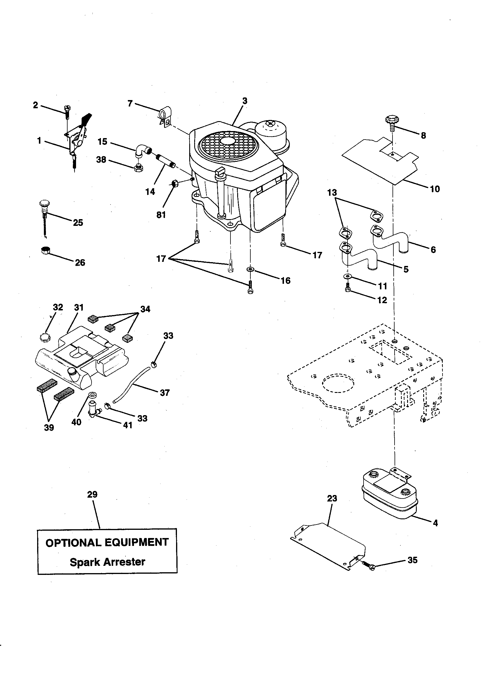 Craftsman 917256701 engine diagram