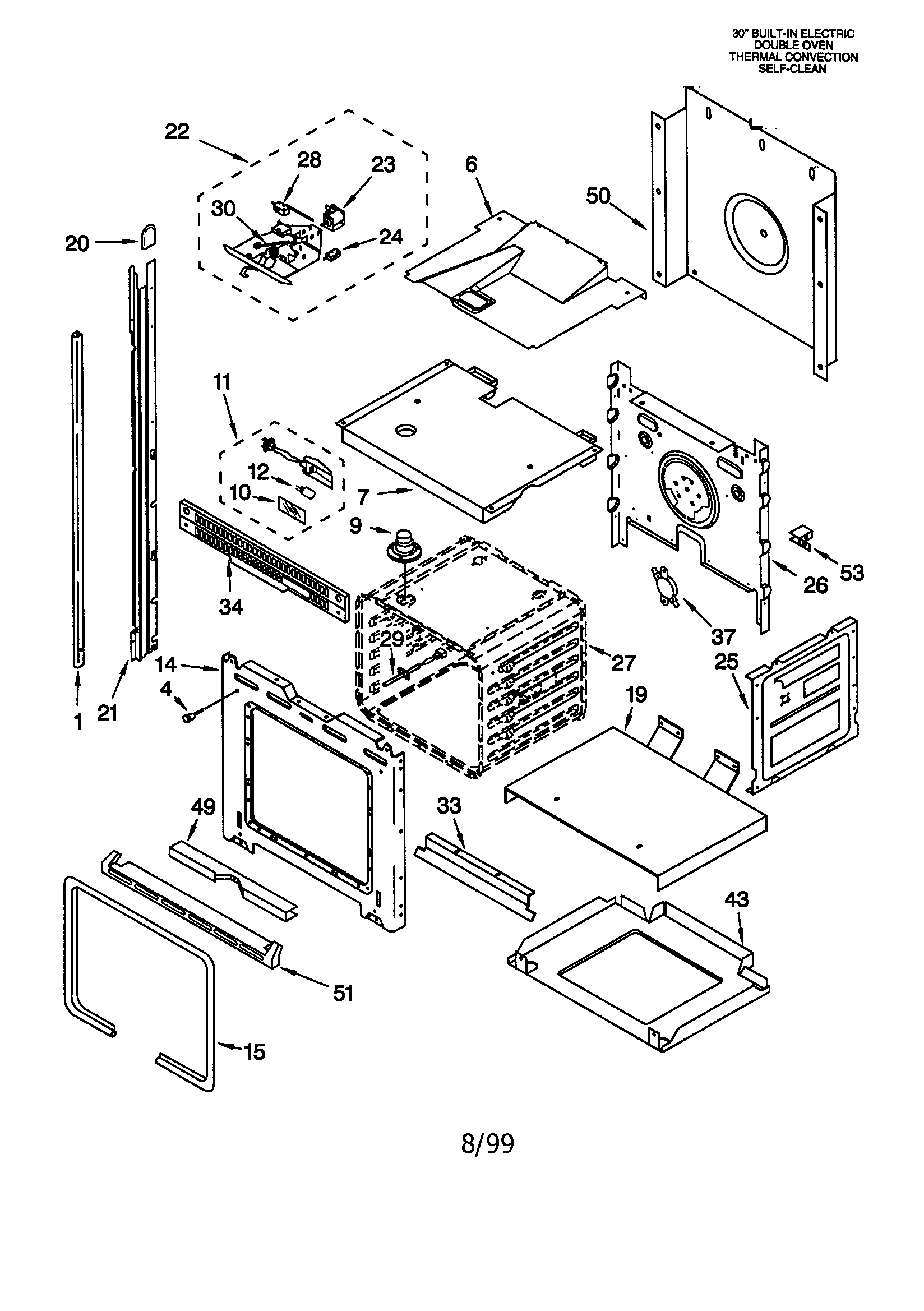 KitchenAid KEBS208DSS7 oven diagram