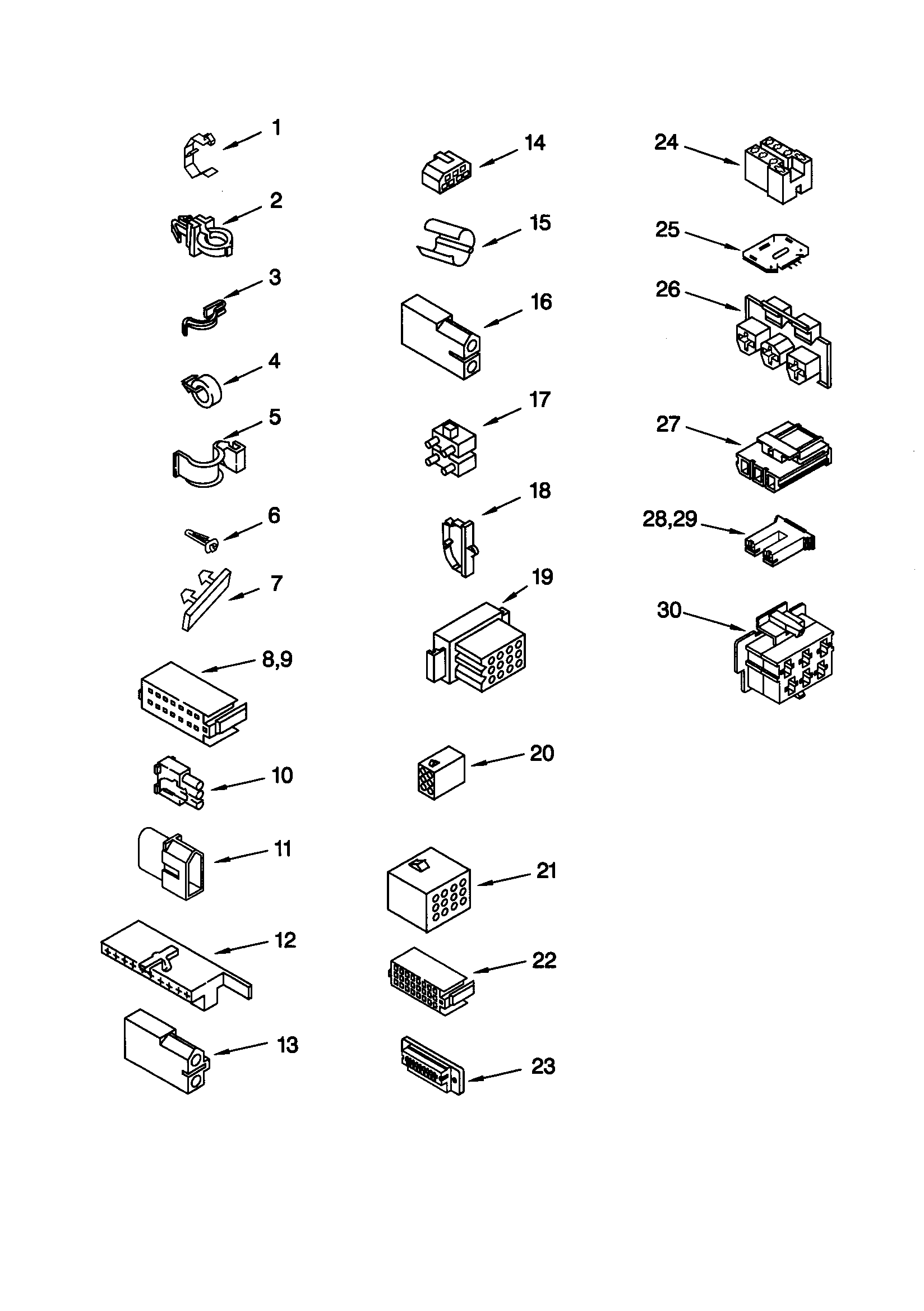 Kenmore 11020096991 wiring harness diagram