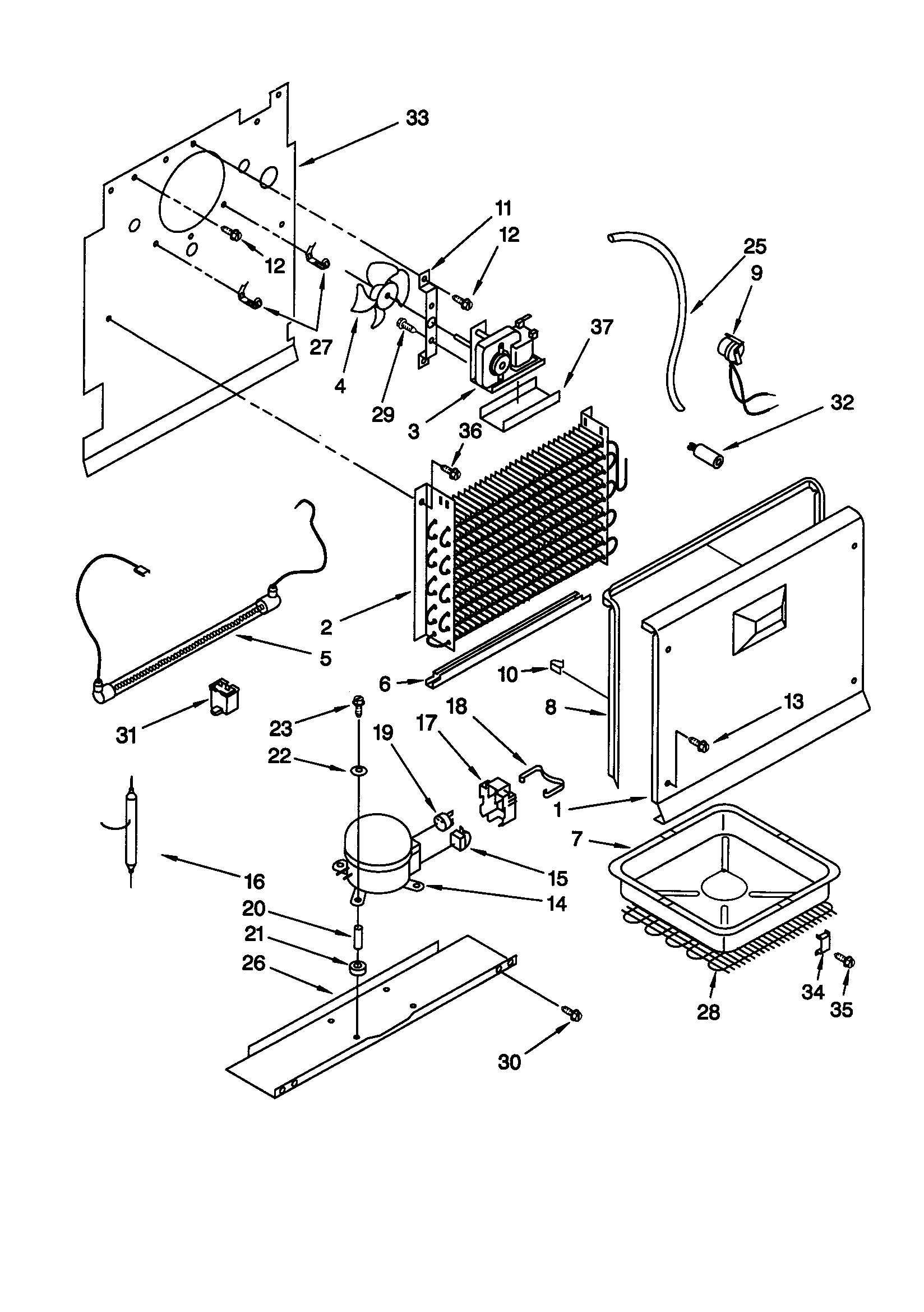 Whirlpool EV200NXGW03 unit diagram