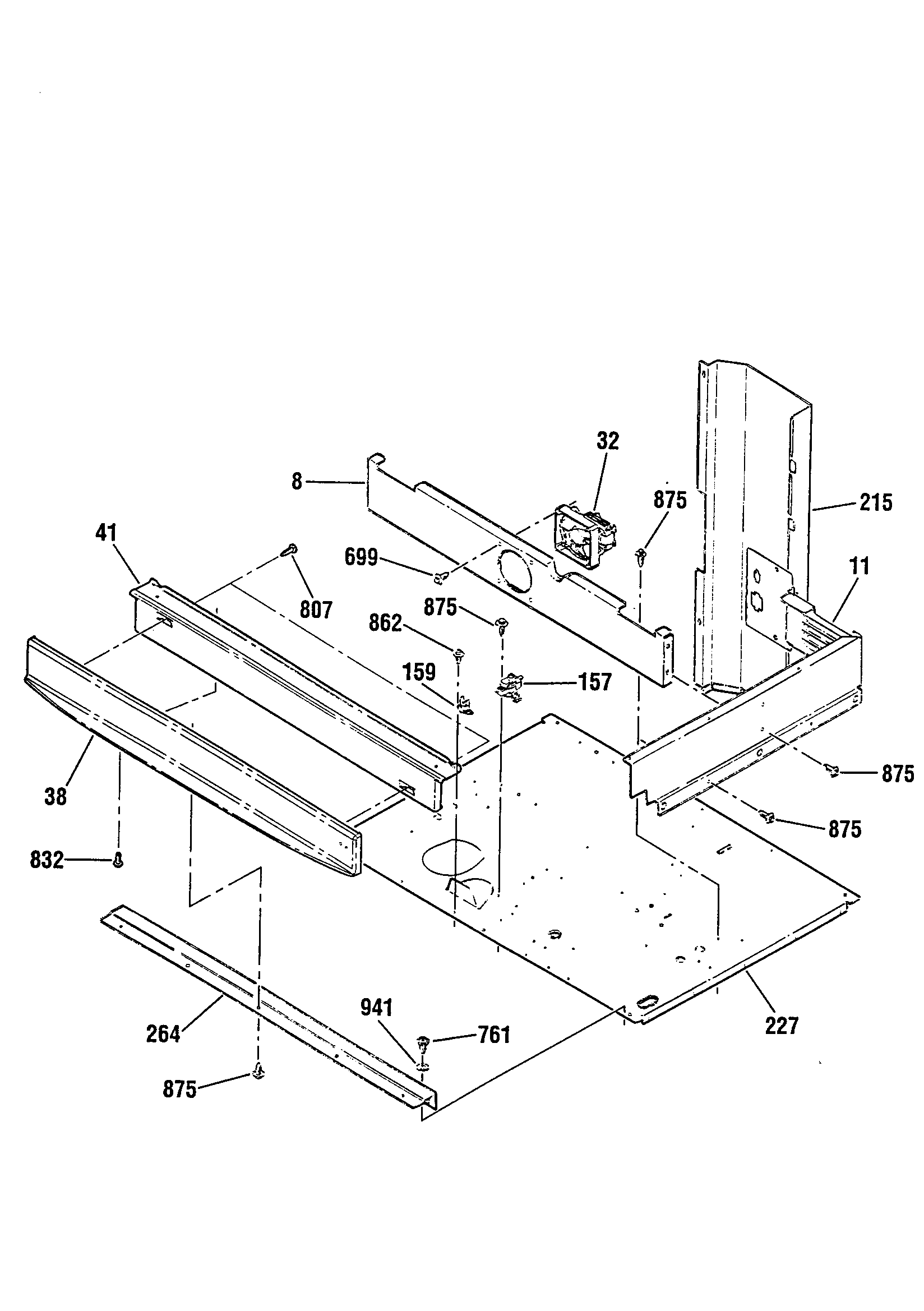 Kenmore Elite 91149014990 center space diagram
