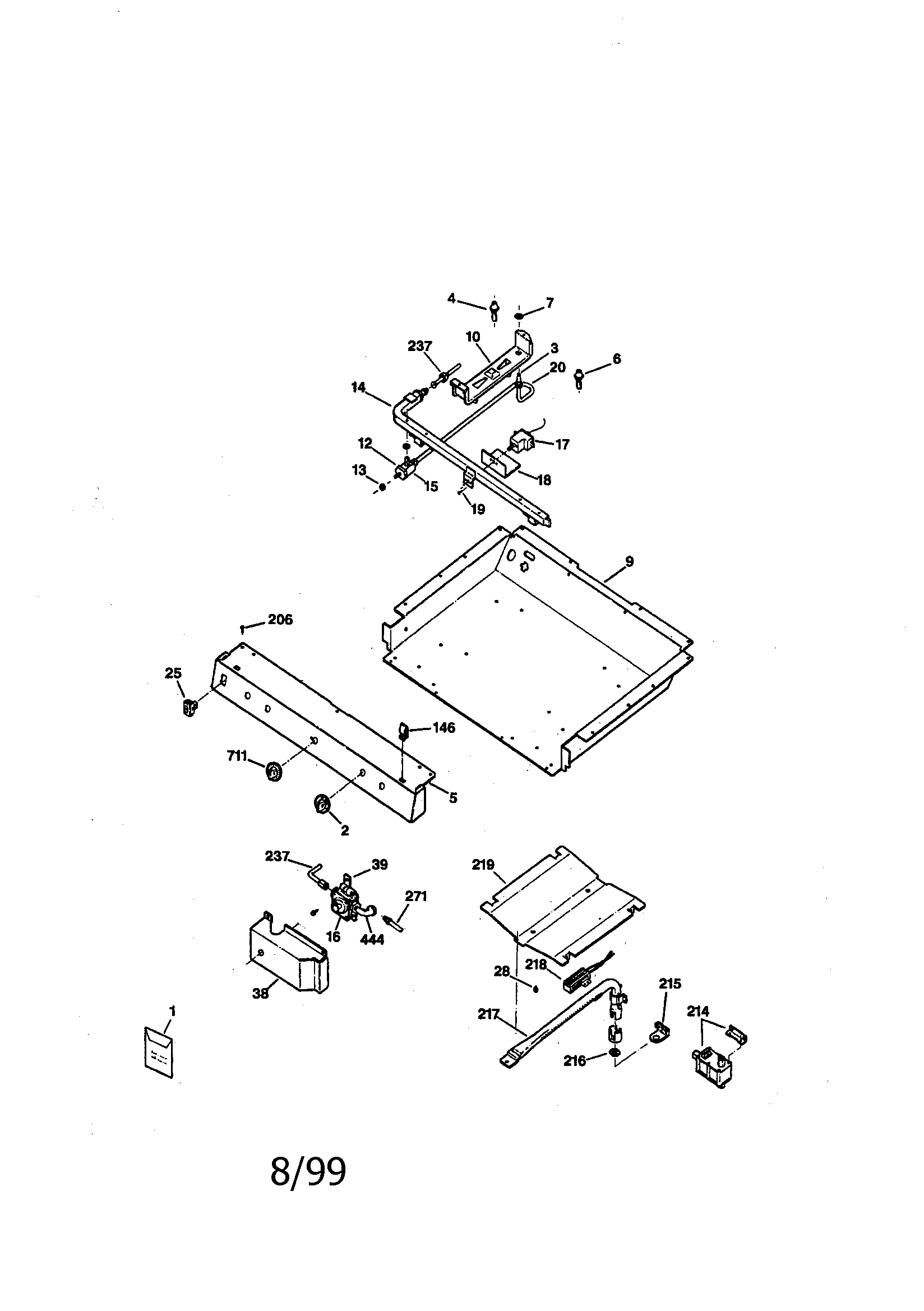 Kenmore 36275275691 gas and burner diagram