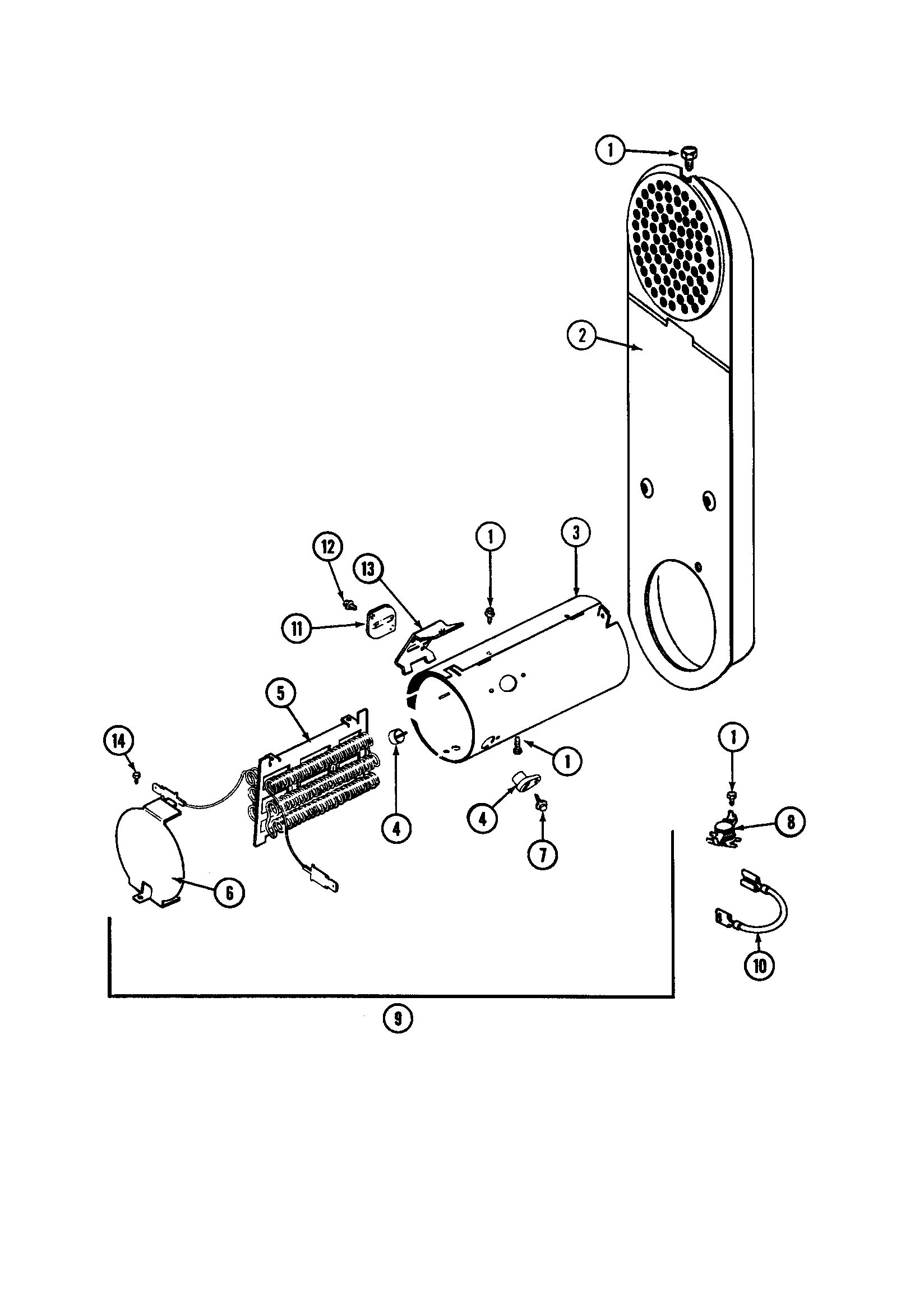 Maytag MDE6000AZG heater mde6000azw/azq/auw diagram