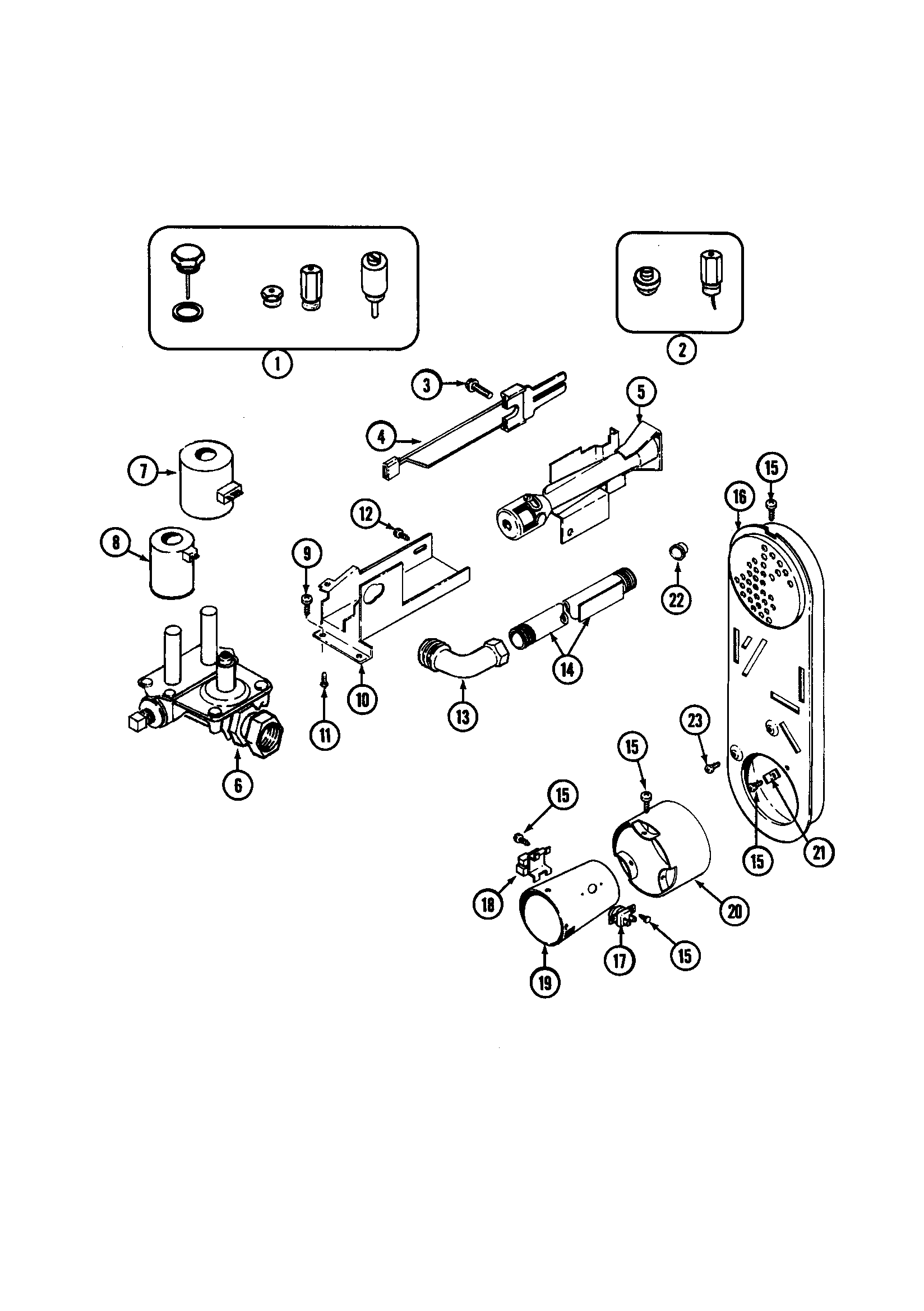 Maytag MDE6000AZG gas valve mdg6000axw diagram