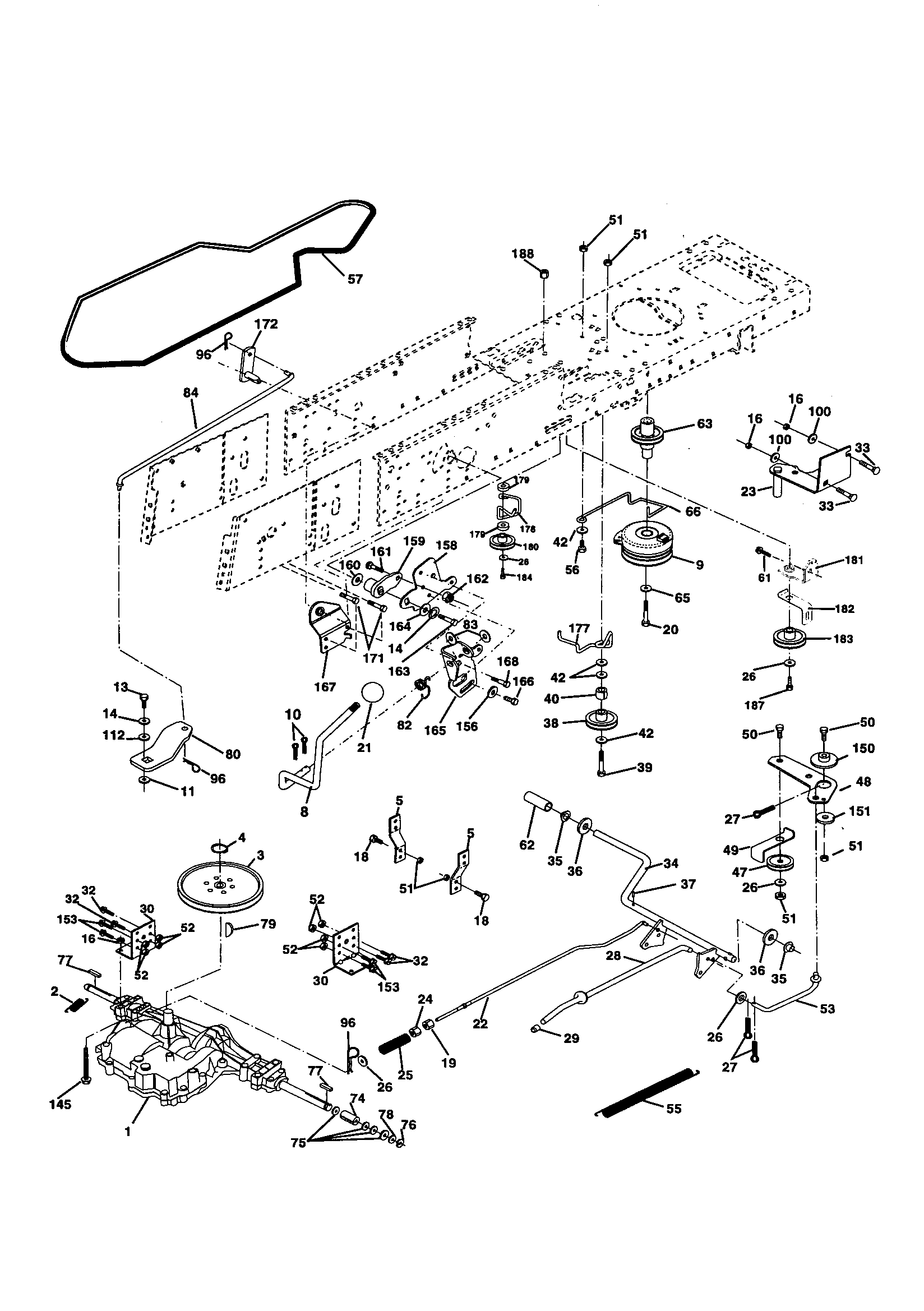 Craftsman 917259440 drive diagram