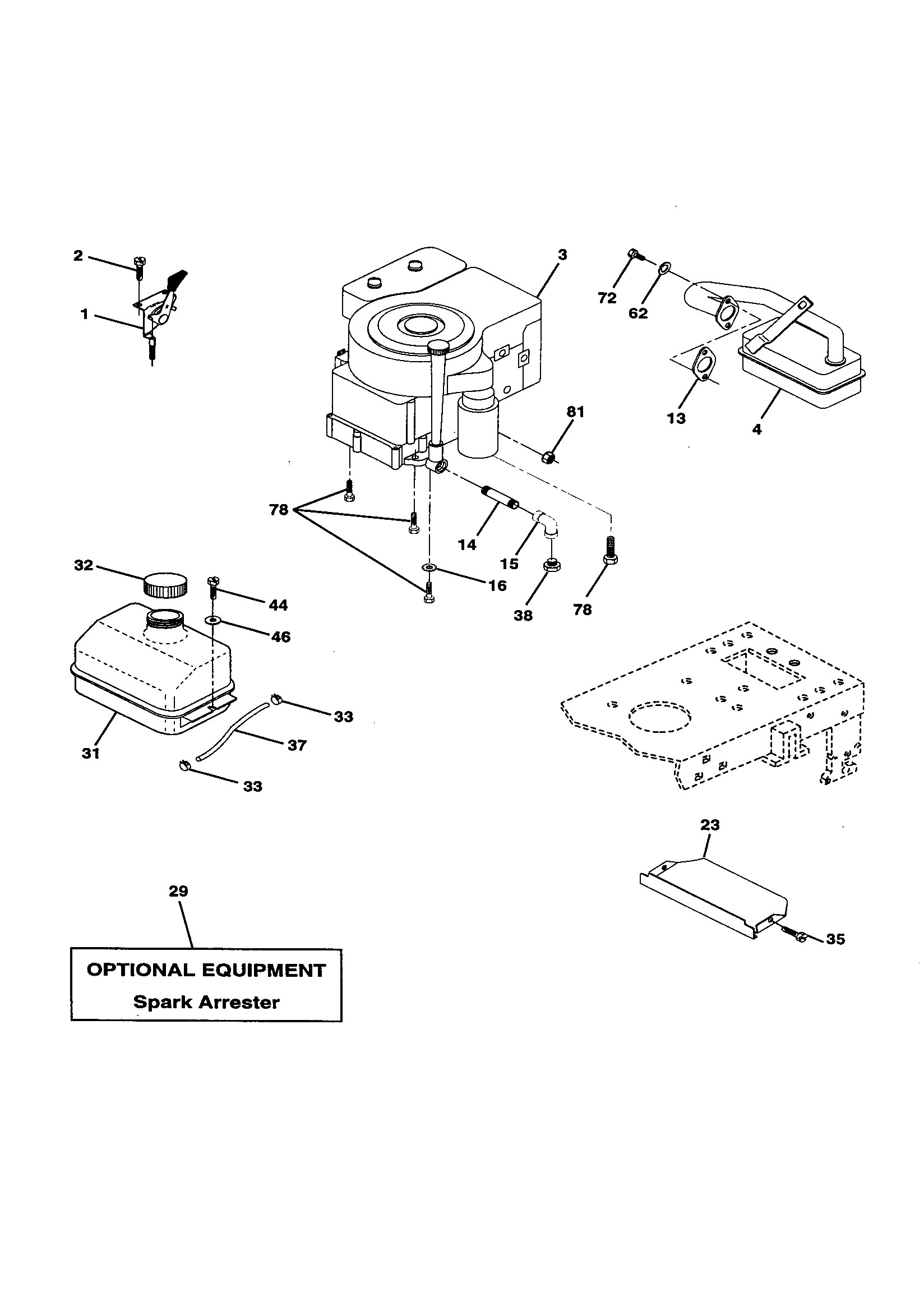 Craftsman 917259440 engine diagram